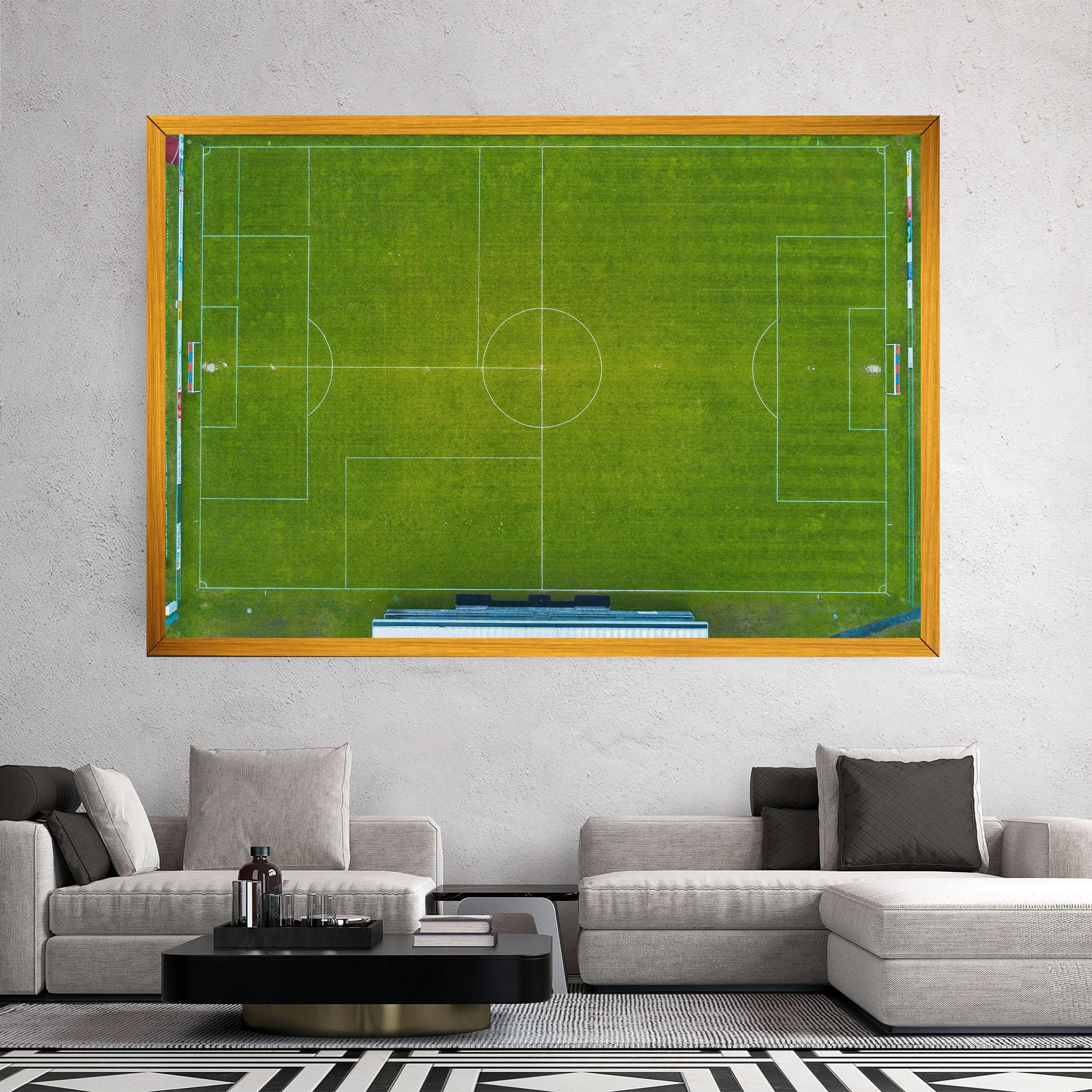 Tablou Canvas Green Football Field mockup 2