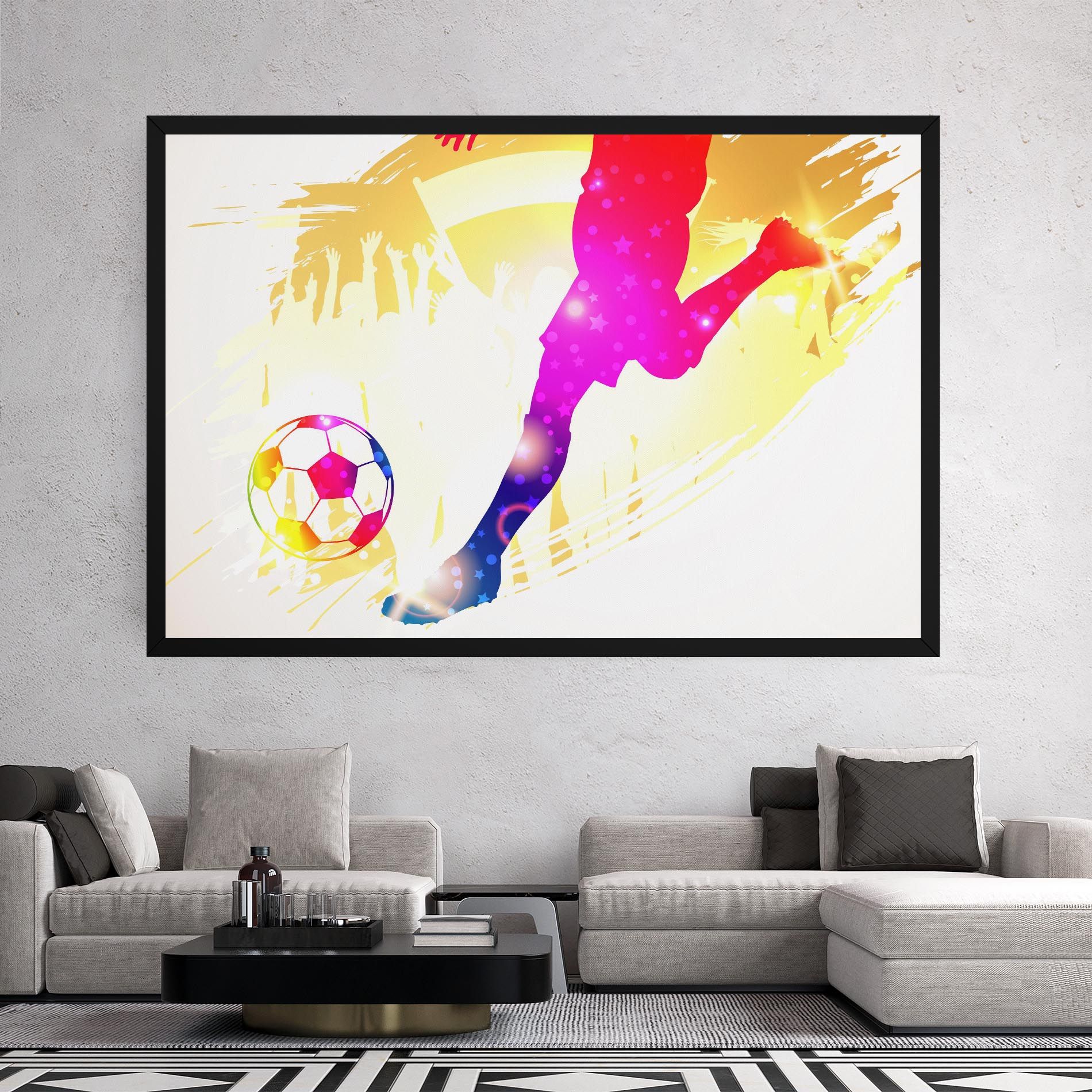 Football Gold Art mockup 2
