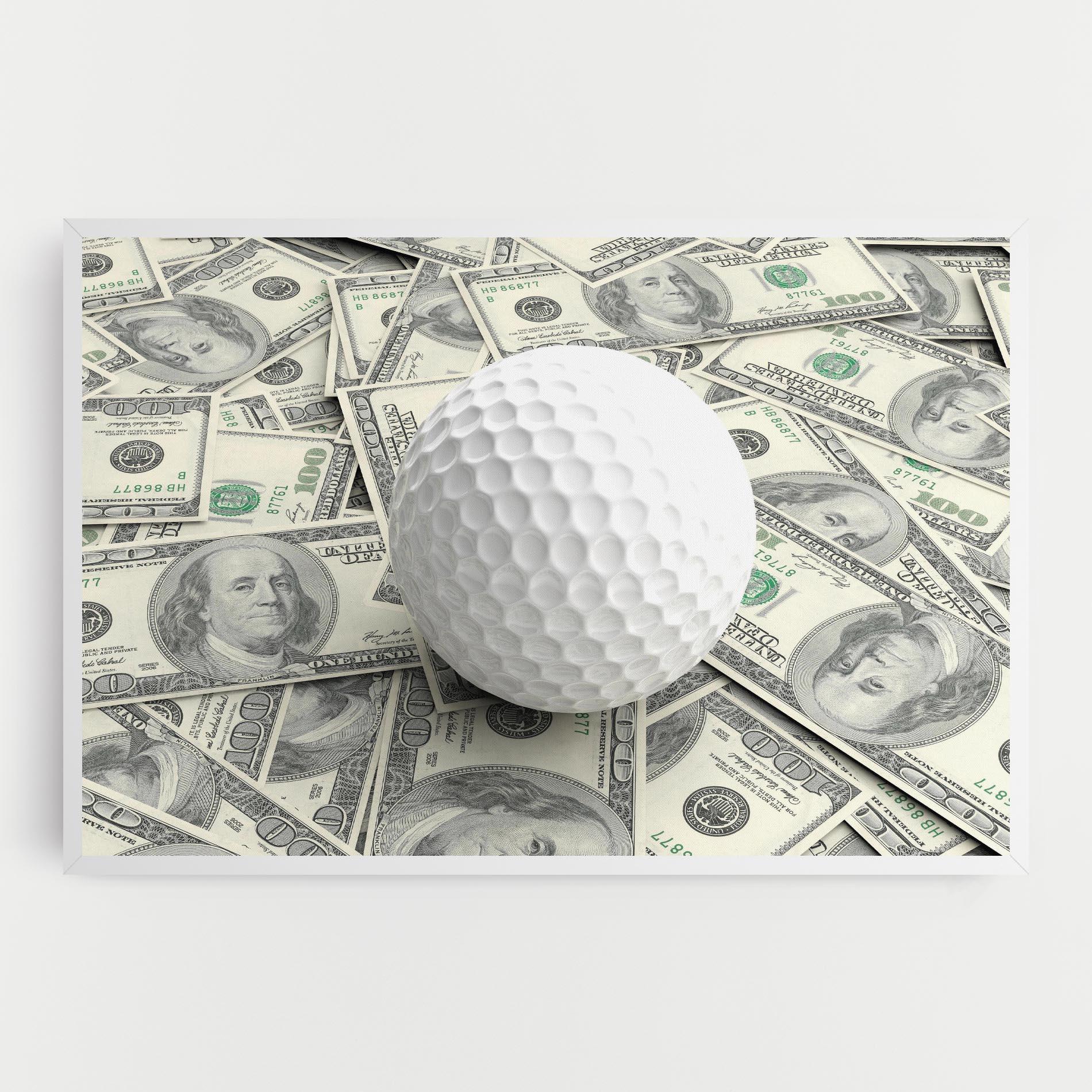 Tablou Canvas 3d Golf Ball mockup 0