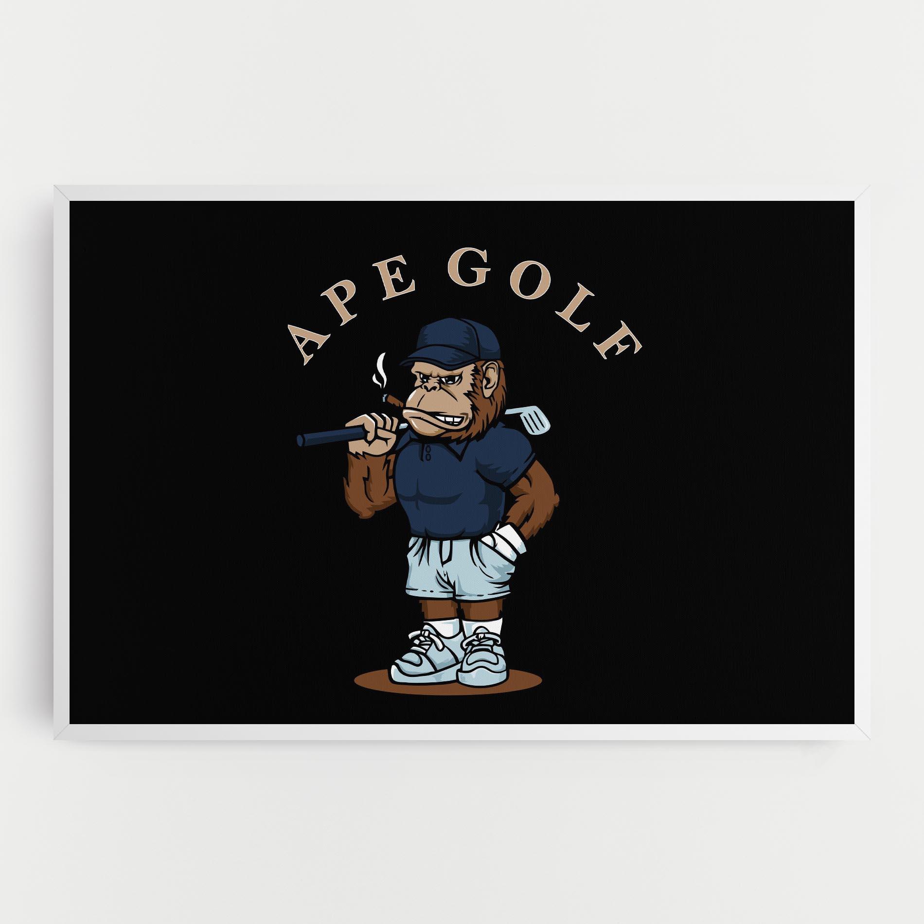 Tablou Canvas Ape Golf mockup 0