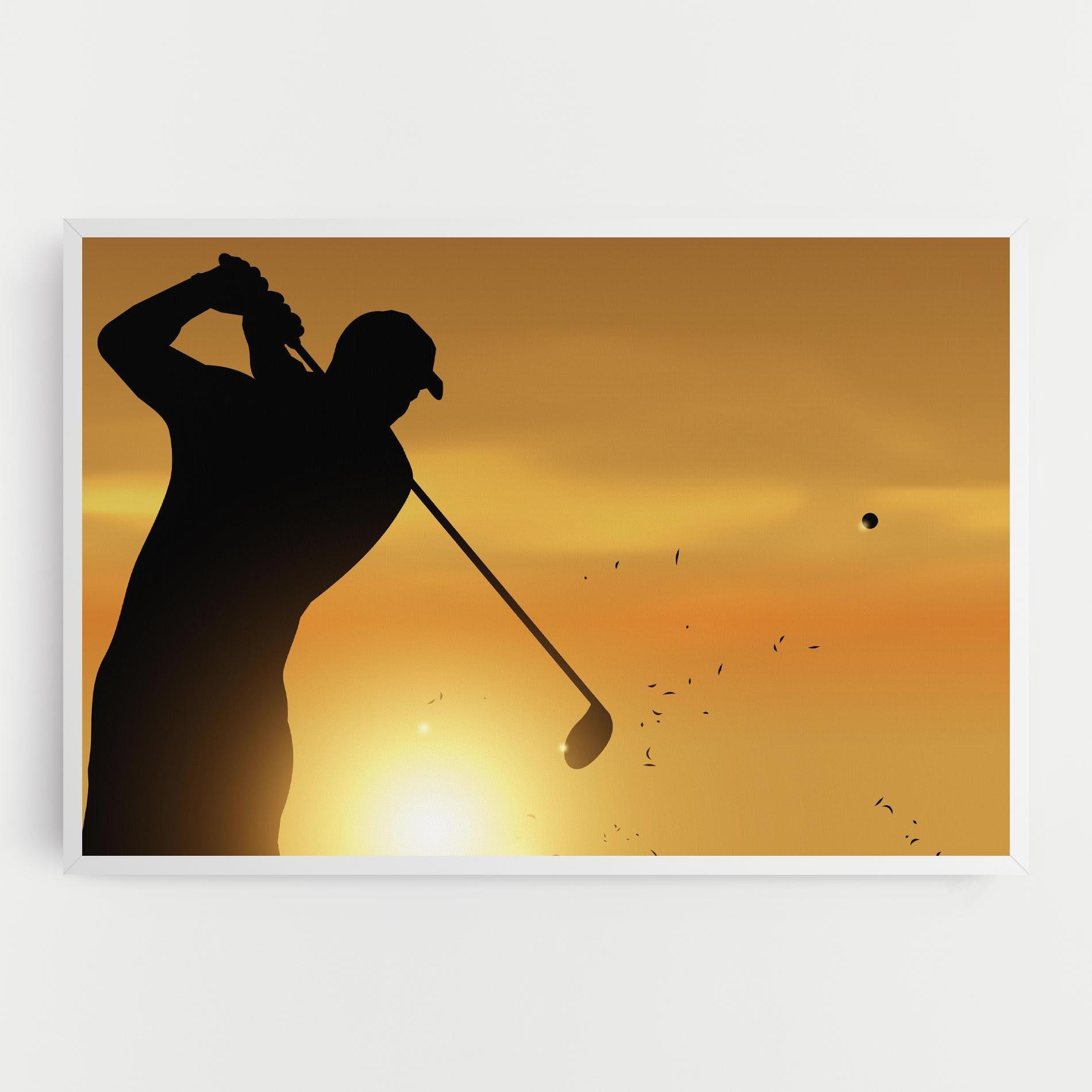 Tablou Canvas Gold Sunrise mockup 0