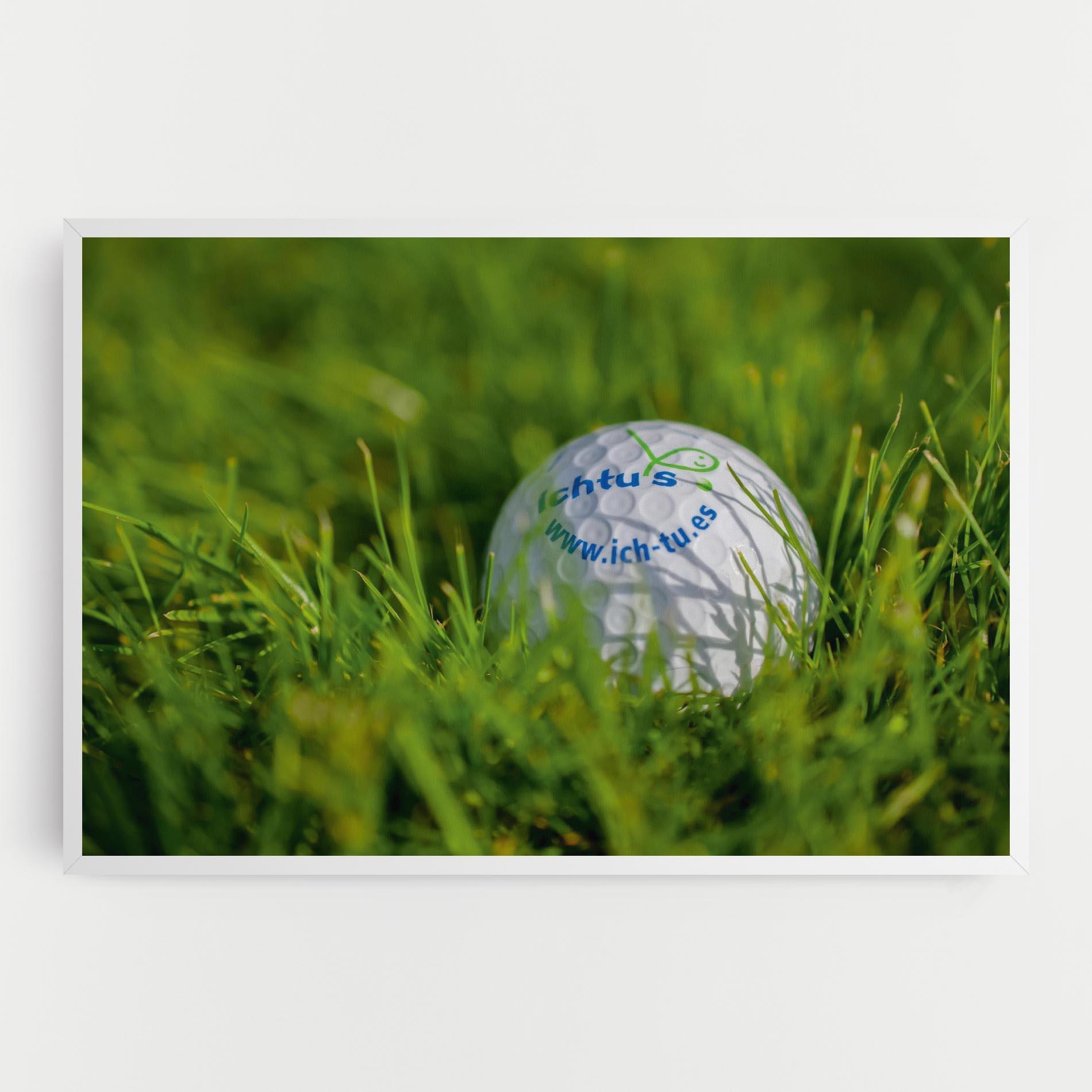 Tablou Canvas Golf Ball In Grass mockup 0