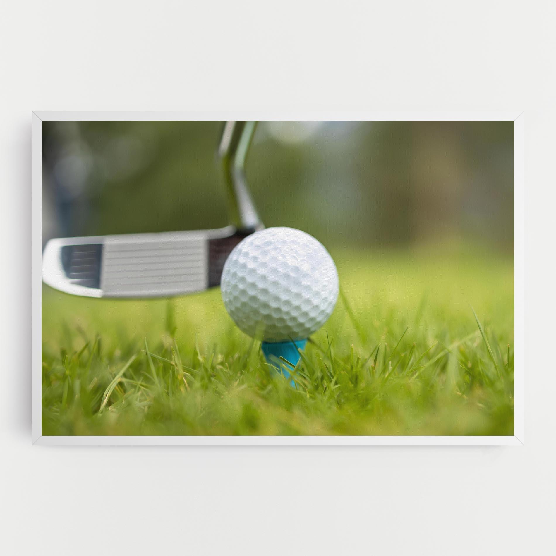 Tablou Canvas Golf Ball Tee mockup 0