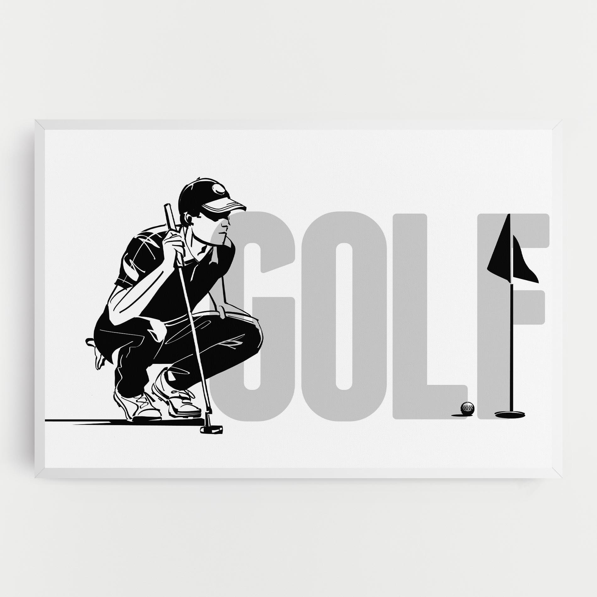 Tablou Canvas Golf mockup 0