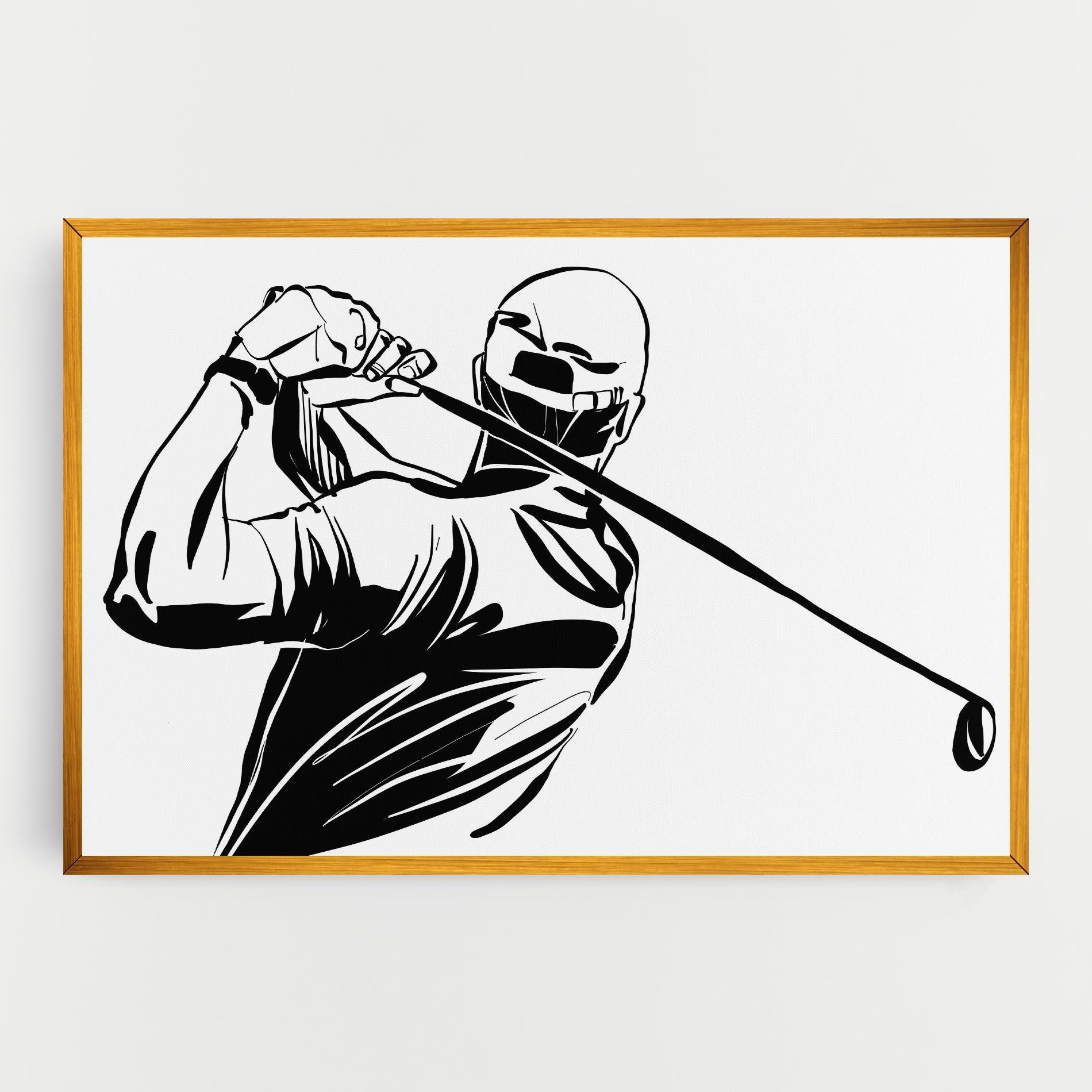 Tablou Canvas Golf Back mockup 0