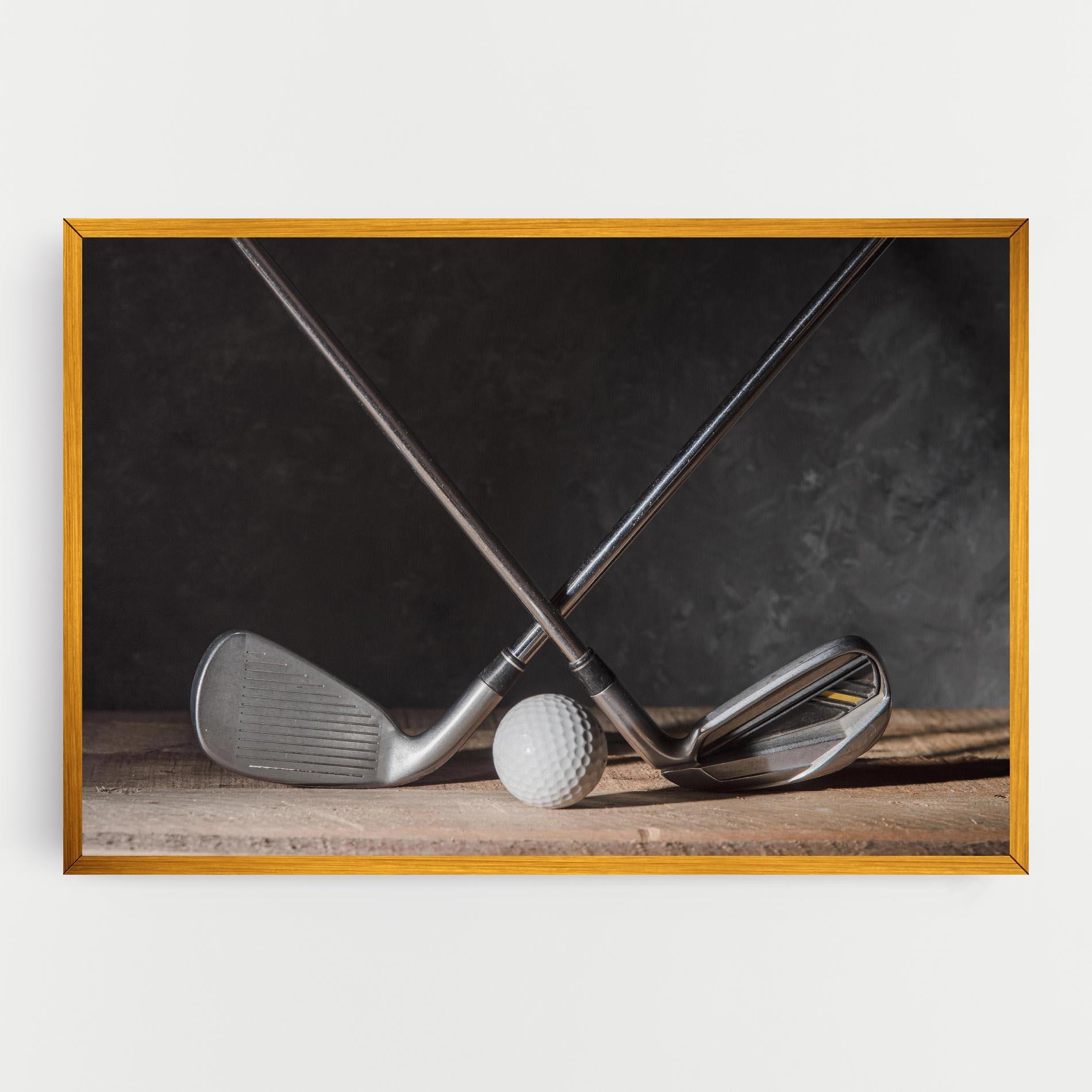 Tablou Canvas Golf Club Ball mockup 0