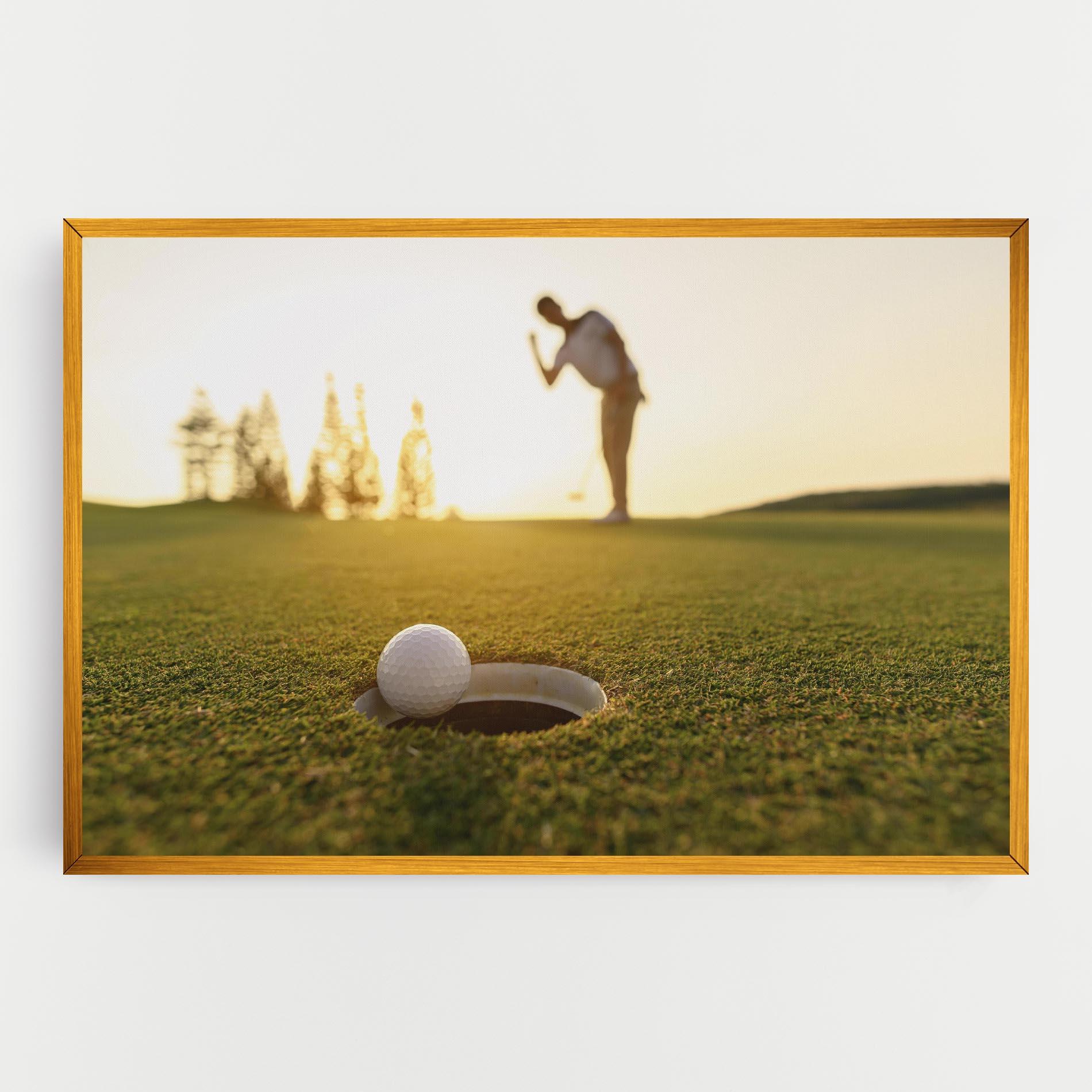 Tablou Canvas Golfer Concept mockup 0