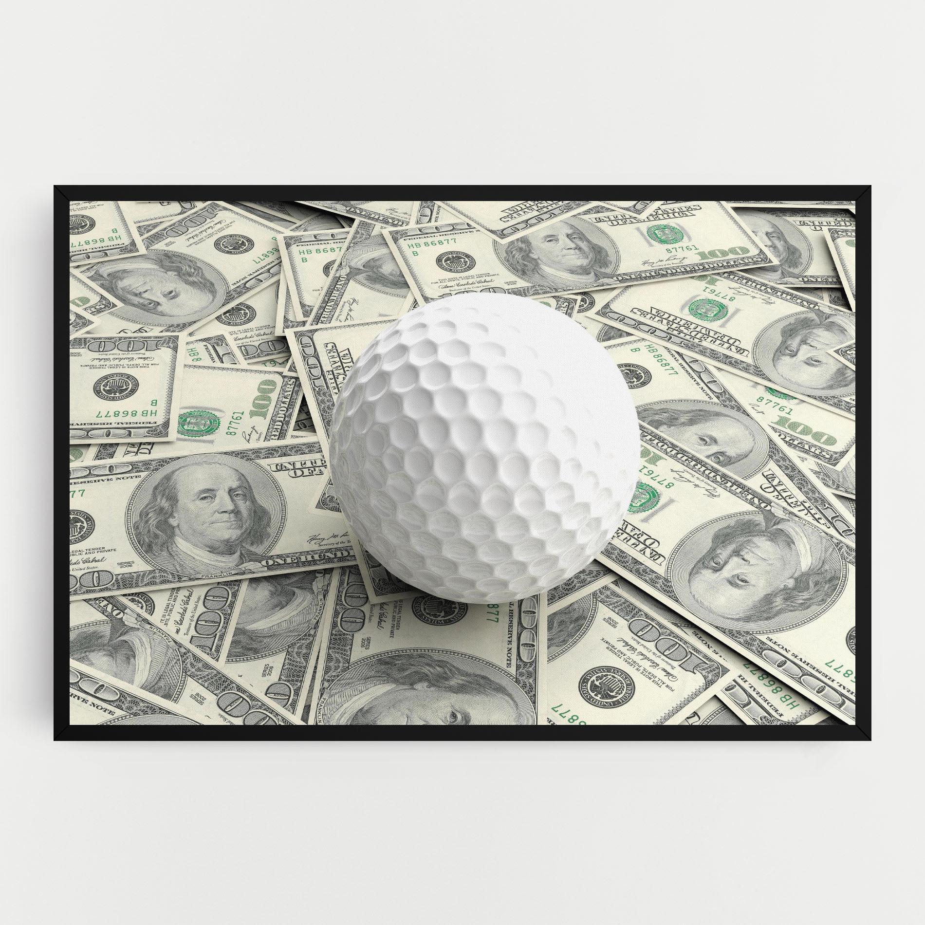 Tablou Canvas 3d Golf Ball mockup 0