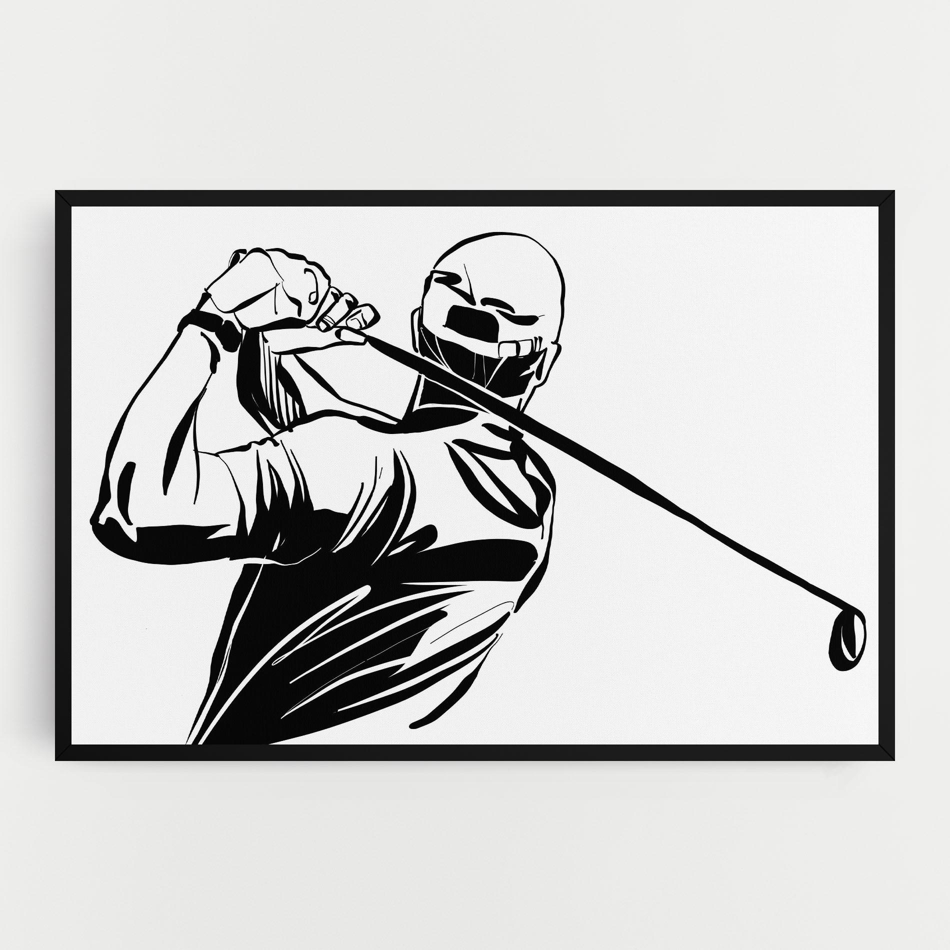 Tablou Canvas Golf Back mockup 0