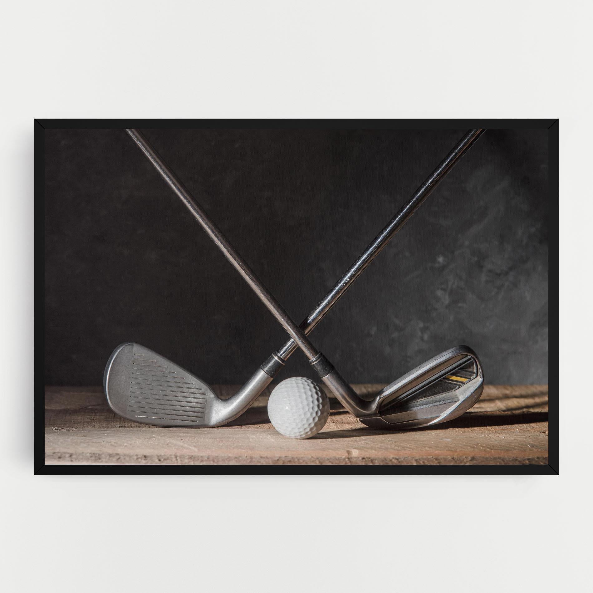 Tablou Canvas Golf Club Ball mockup 0