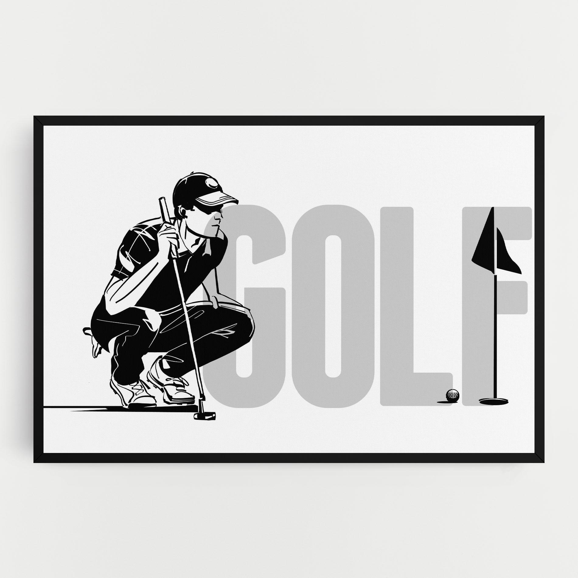 Tablou Canvas Golf mockup 0