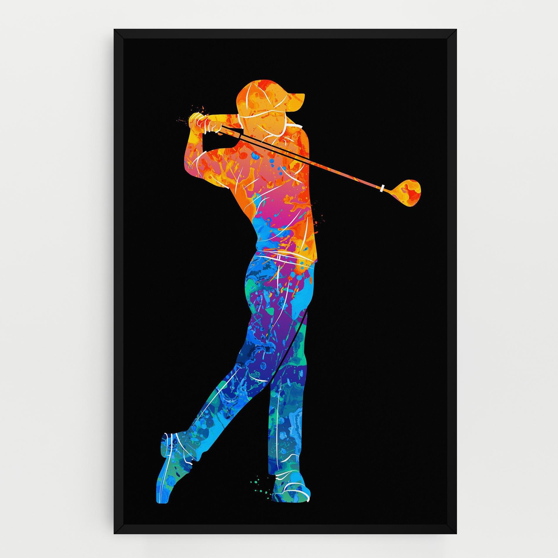 Tablou Canvas Color Mix Golf mockup 0