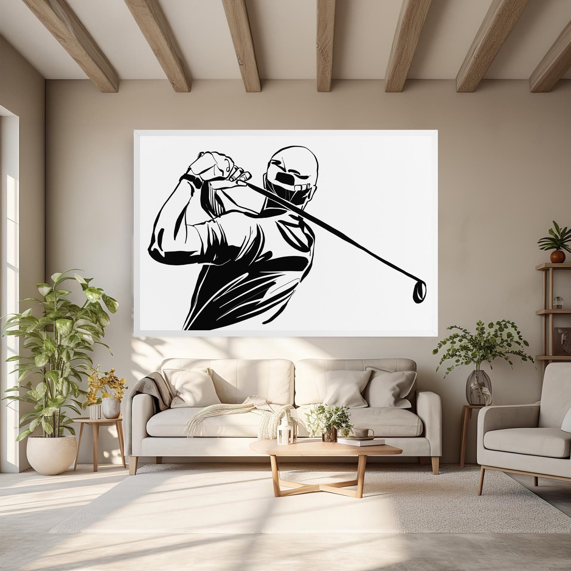 Tablou Canvas Golf Back mockup 6