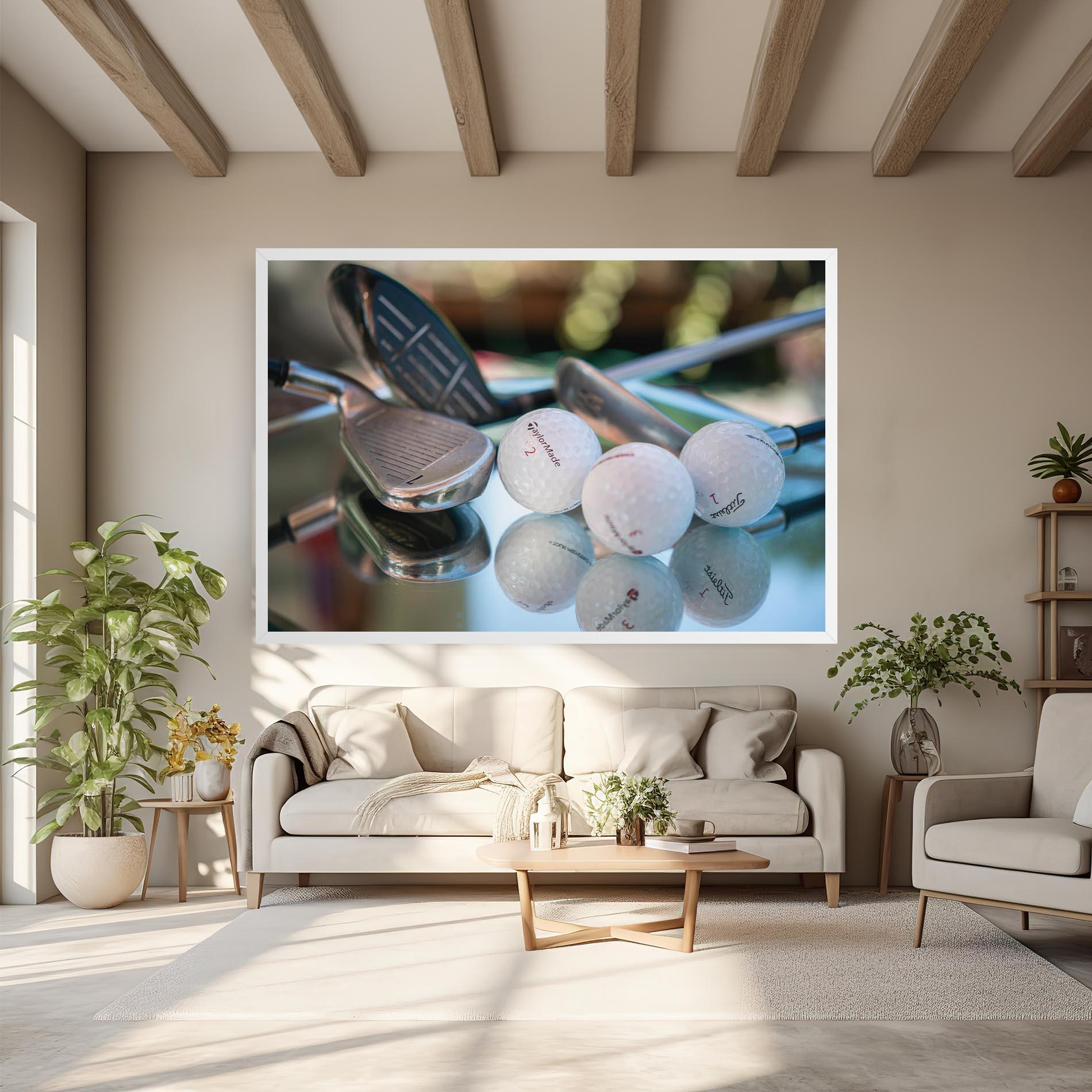 Tablou Canvas Golf Balls Set mockup 6