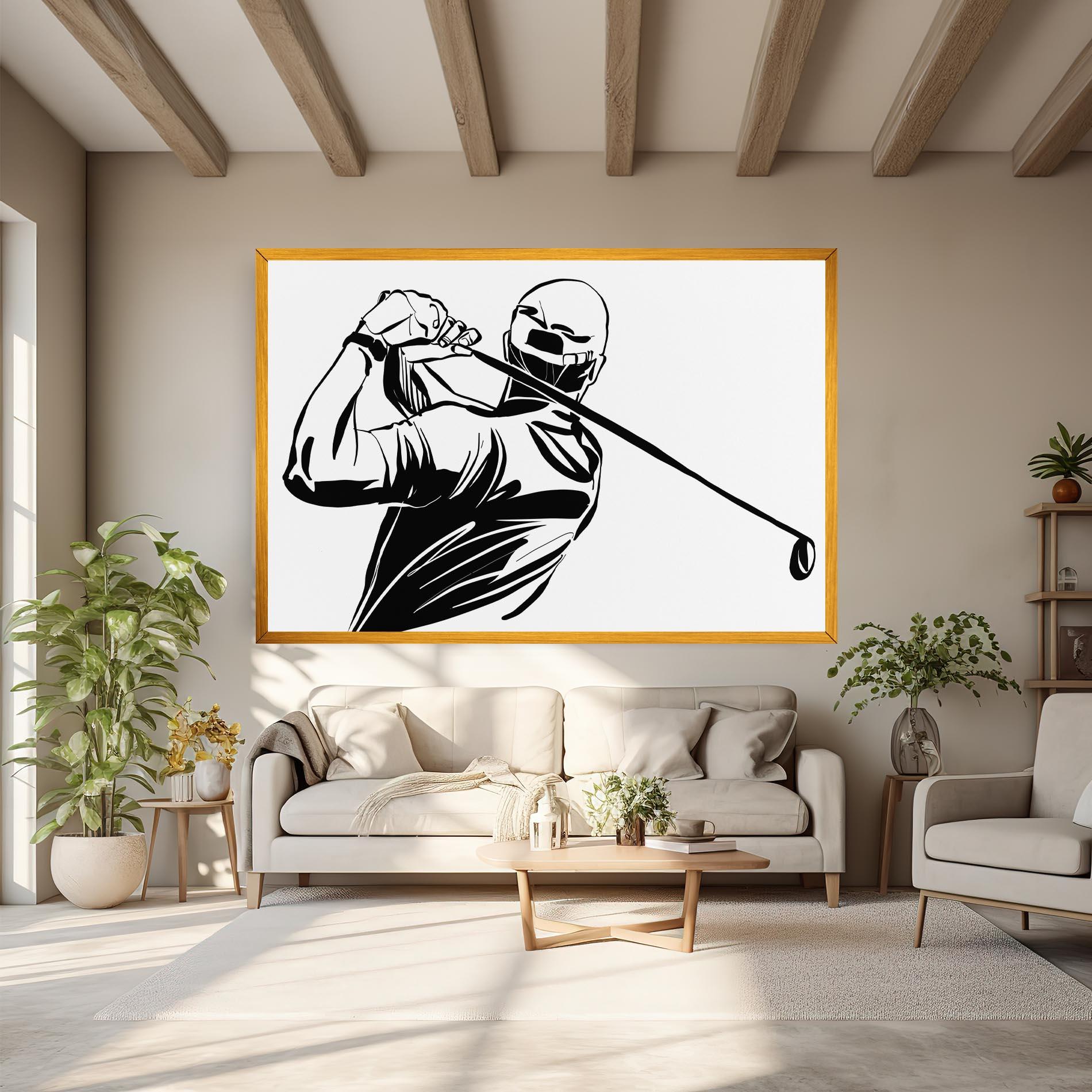 Tablou Canvas Golf Back mockup 6