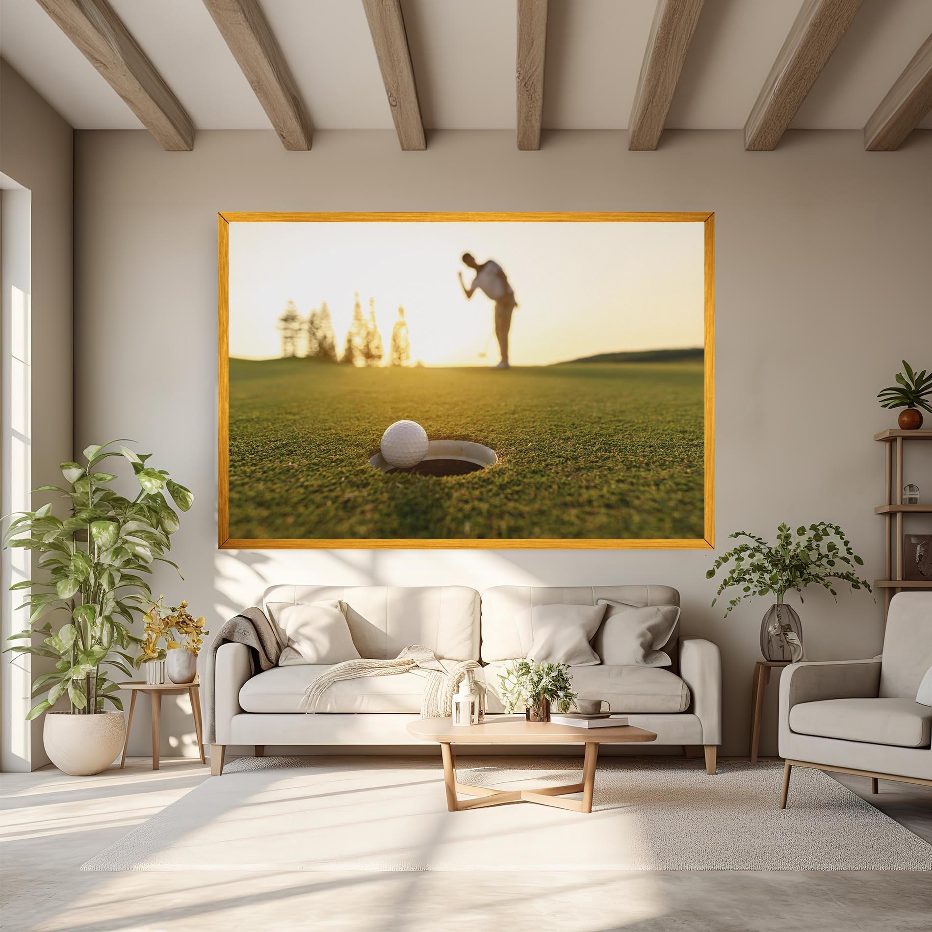 Tablou Canvas Golfer Concept mockup 6