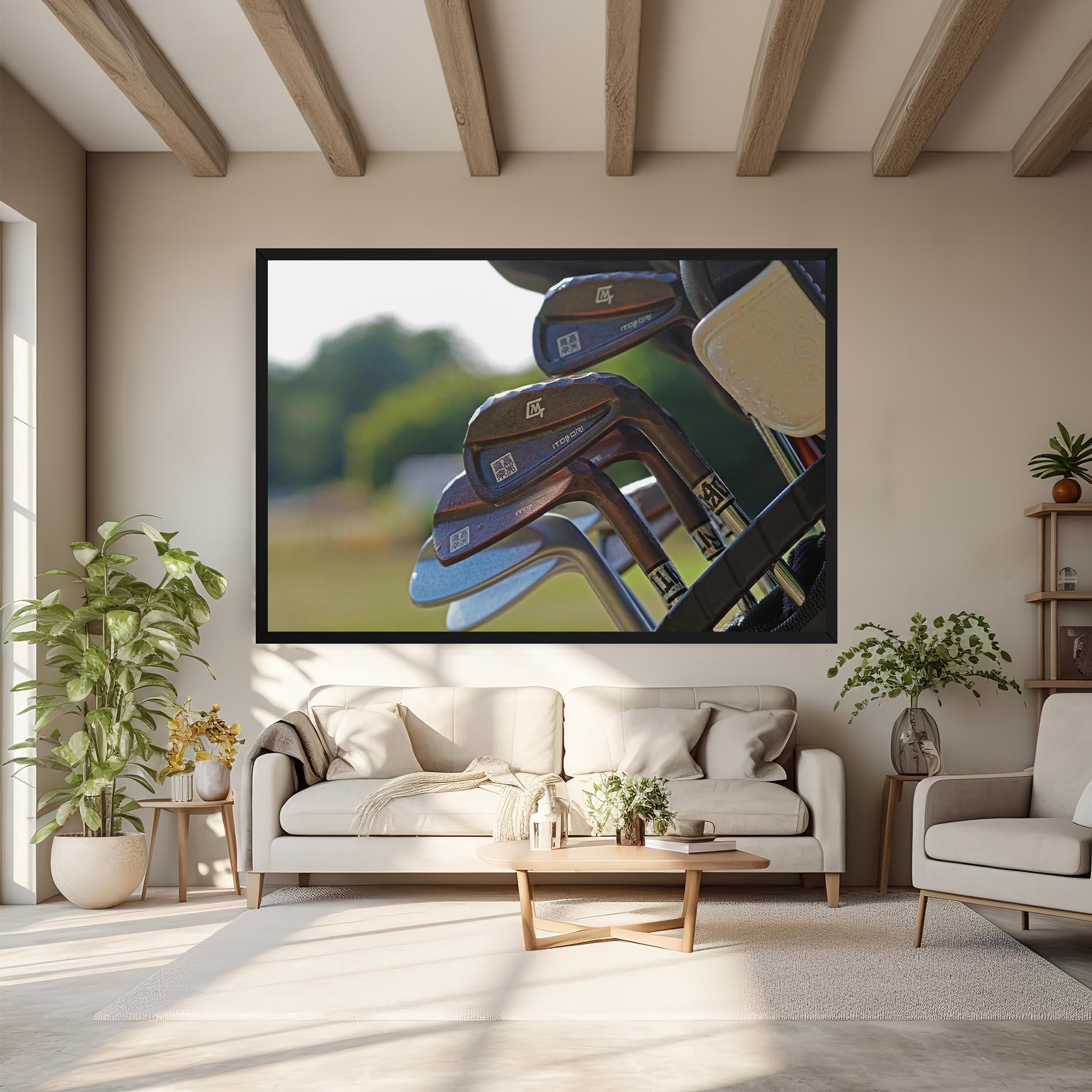 Tablou Canvas Brown Golf Club mockup 6