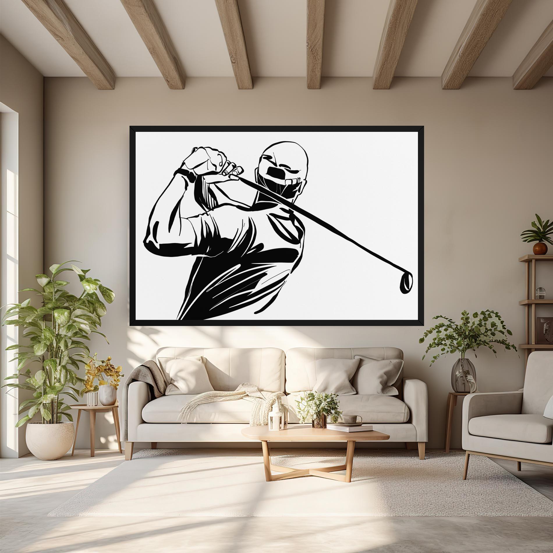 Tablou Canvas Golf Back mockup 6