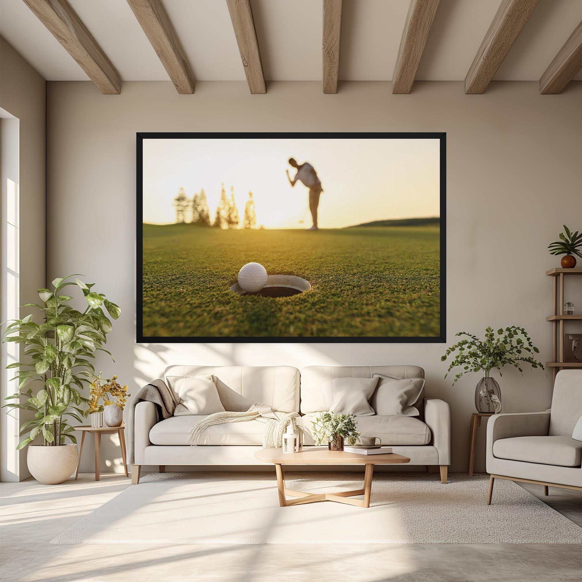 Tablou Canvas Golfer Concept mockup 6