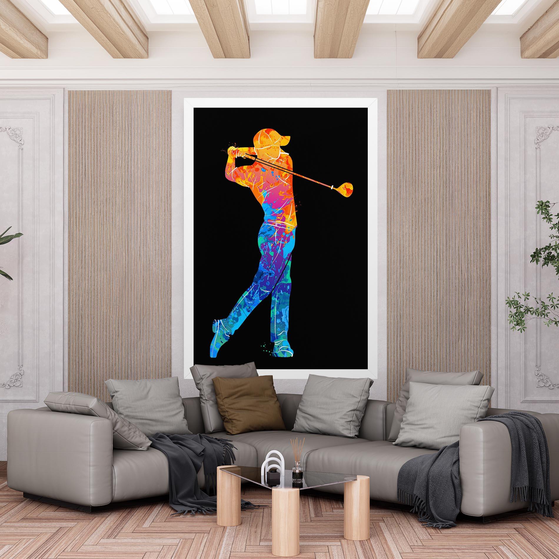 Tablou Canvas Color Mix Golf mockup 6