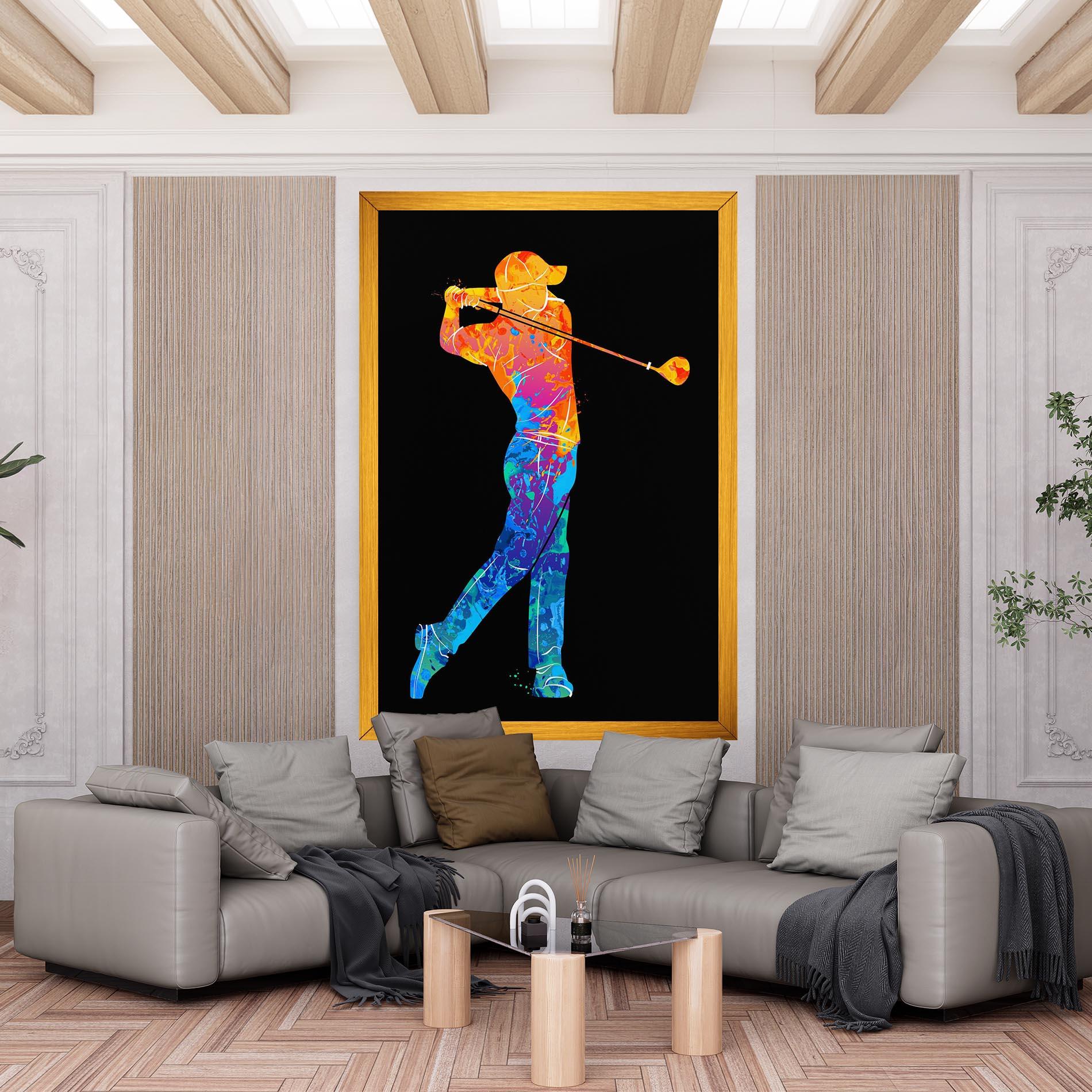 Tablou Canvas Color Mix Golf mockup 6