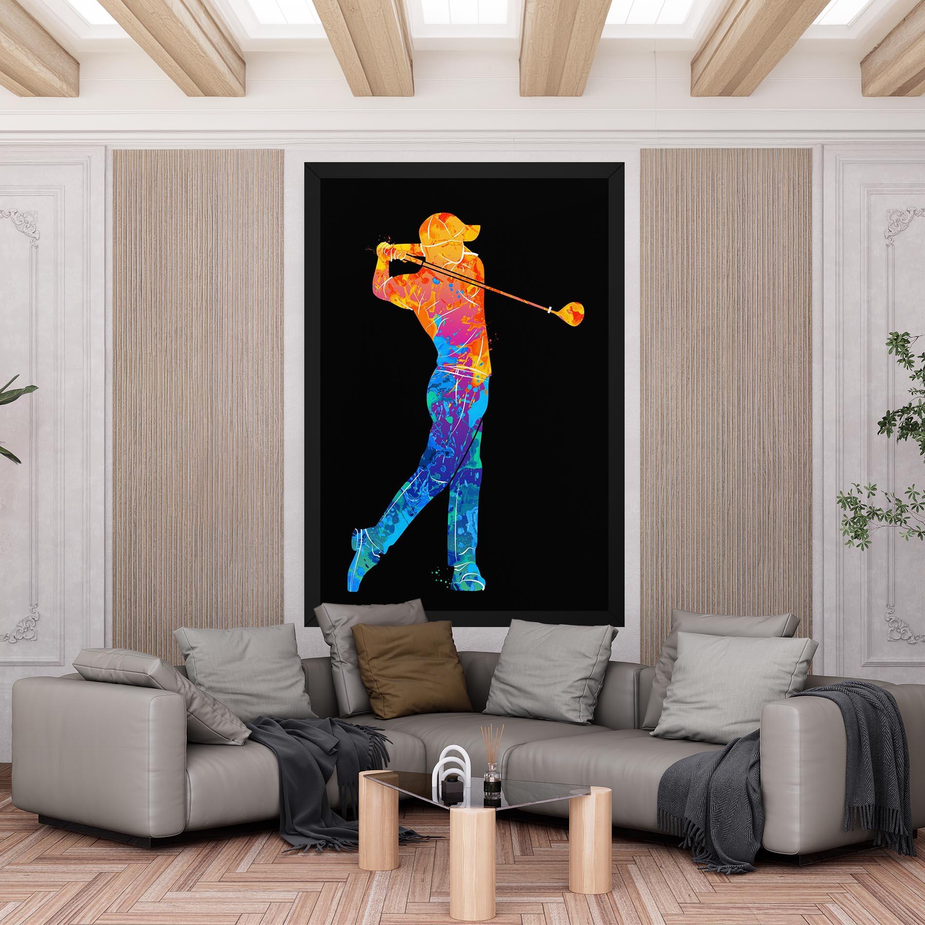 Tablou Canvas Color Mix Golf mockup 6