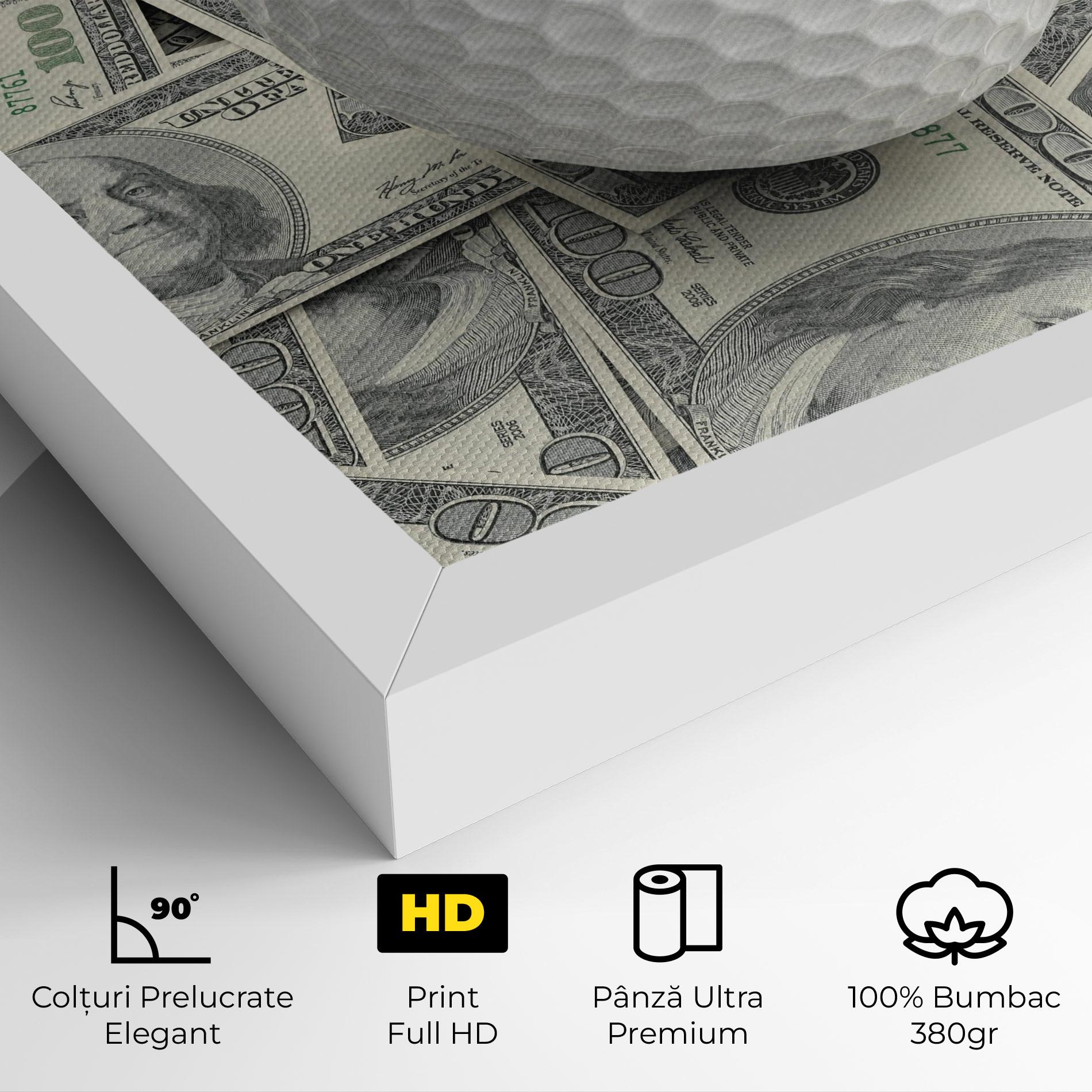 Tablou Canvas 3d Golf Ball mockup 4