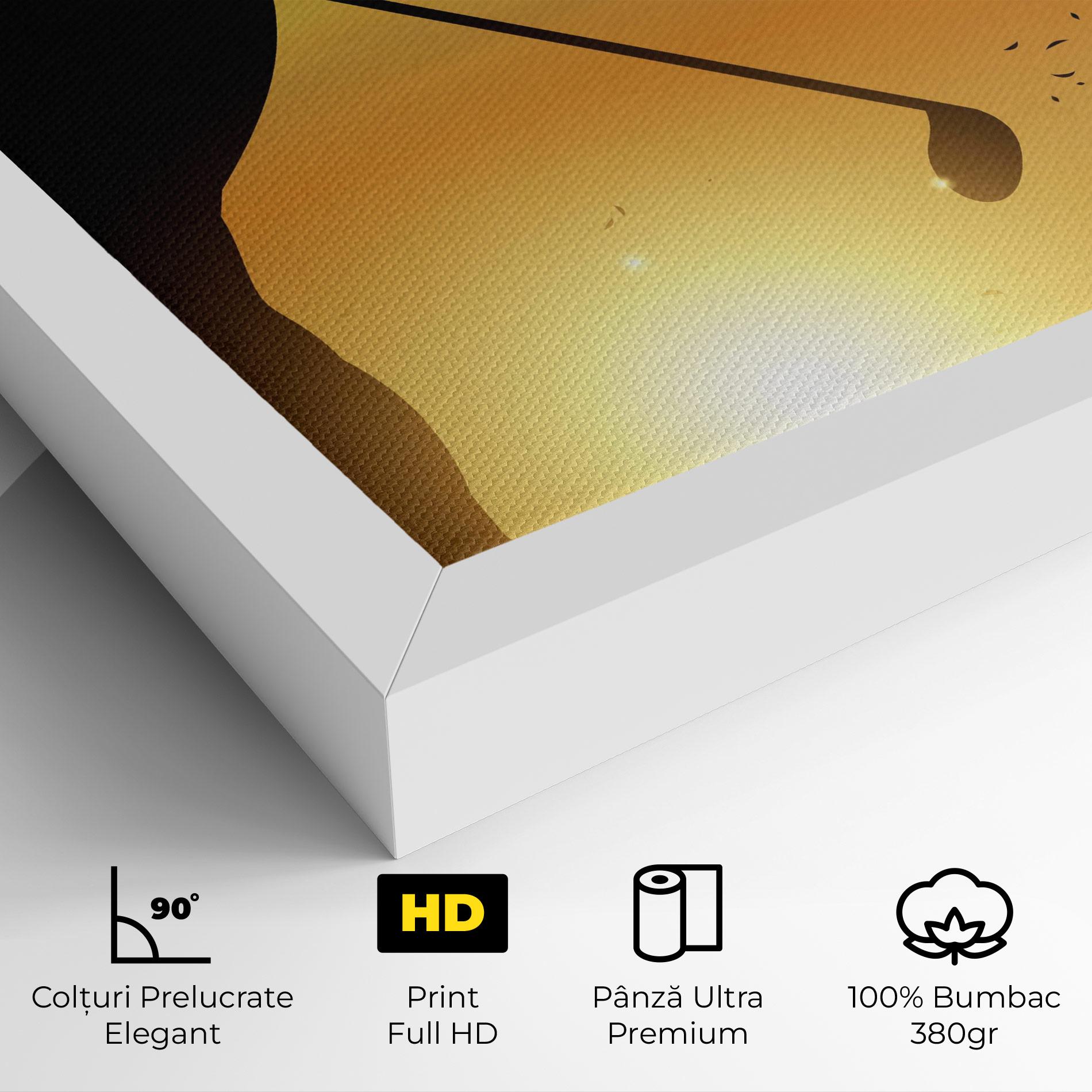 Tablou Canvas Gold Sunrise mockup 4