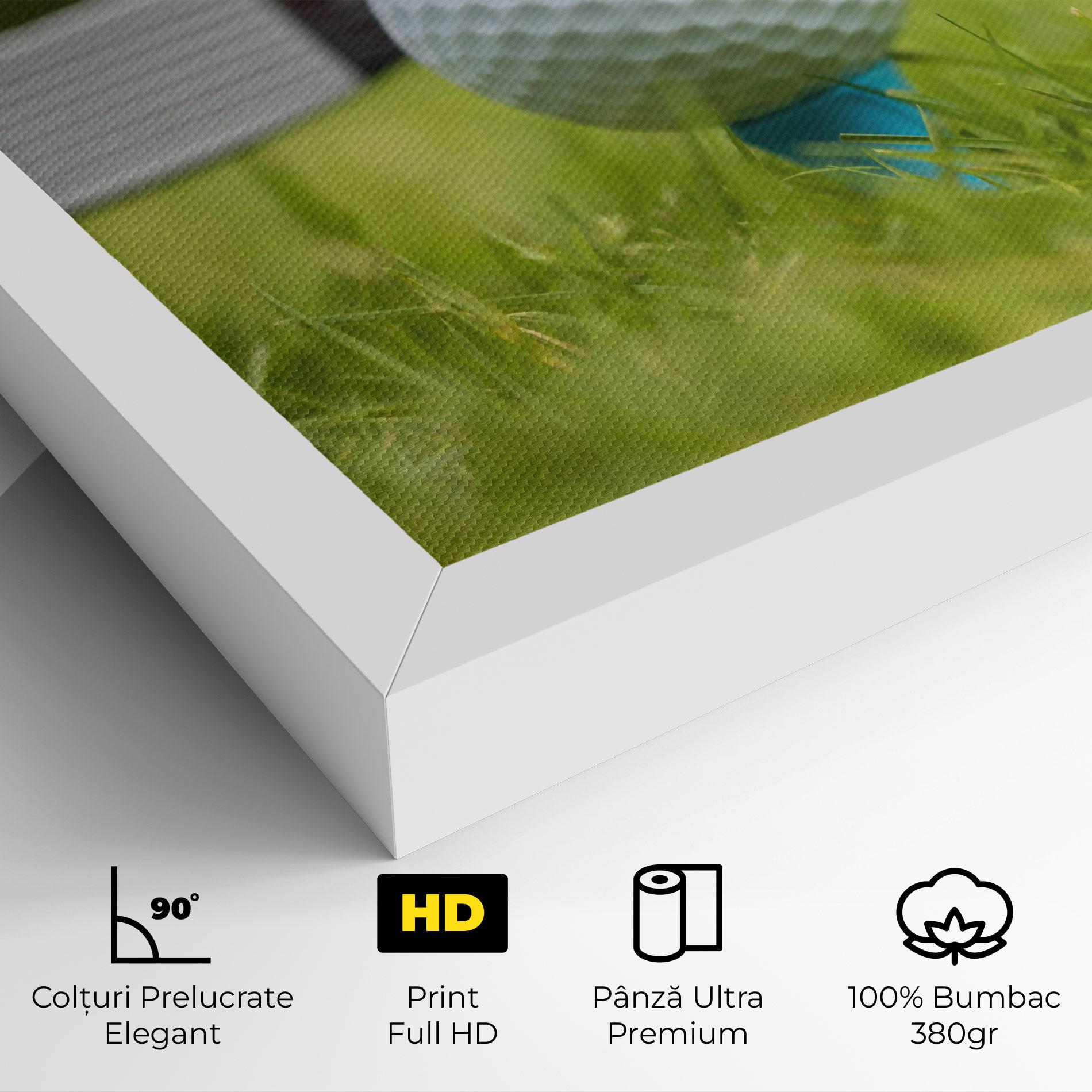 Tablou Canvas Golf Ball Tee mockup 4