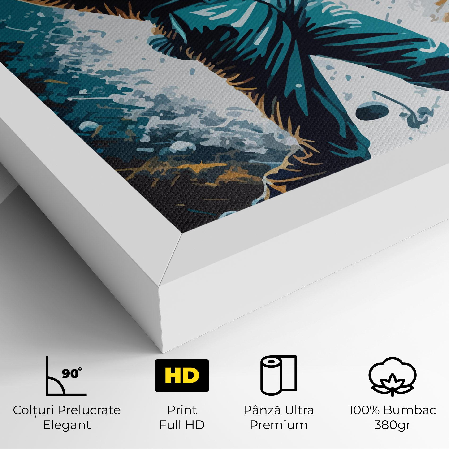 Tablou Canvas Golf On Grey mockup 4