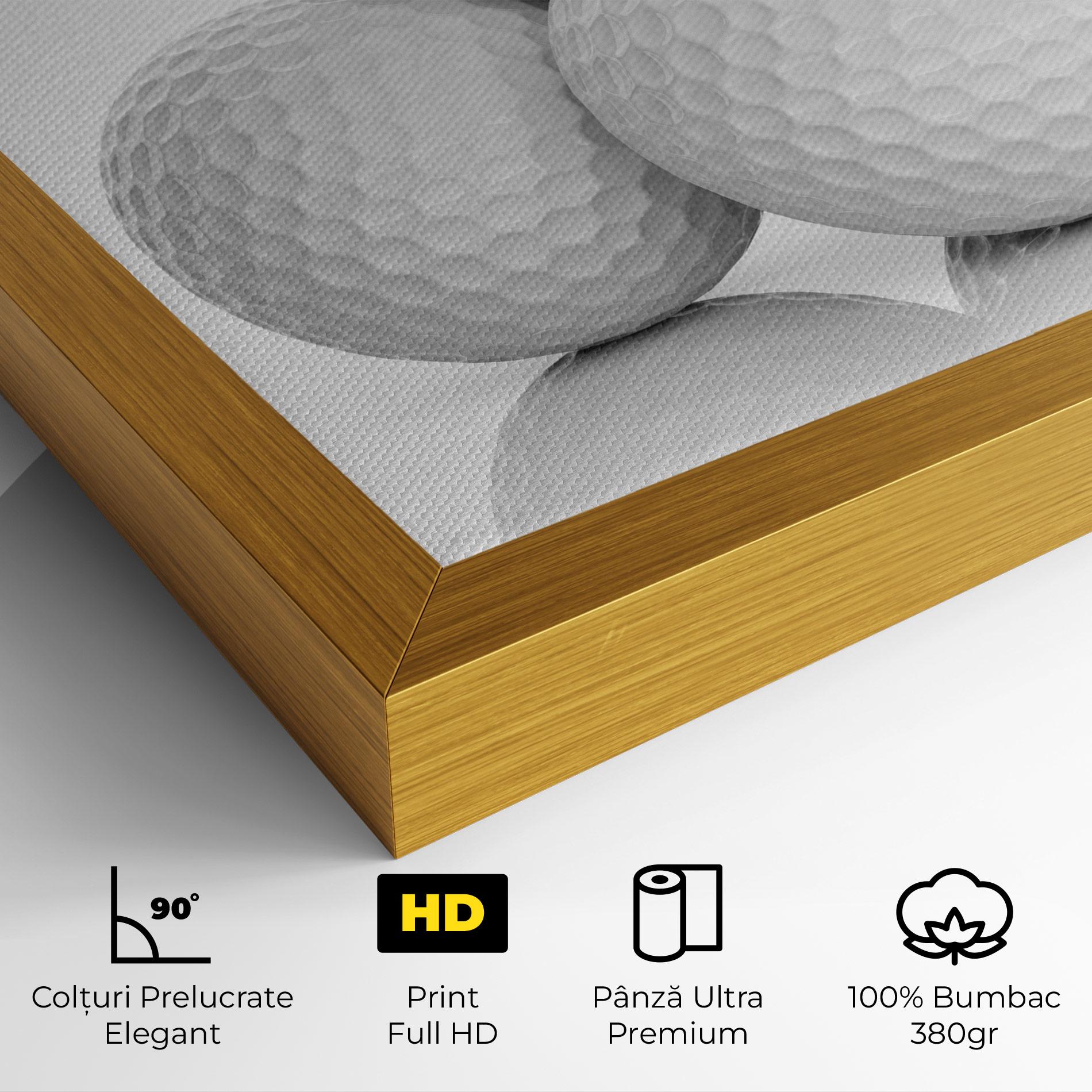 Tablou Canvas 3d Golf Balls mockup 4