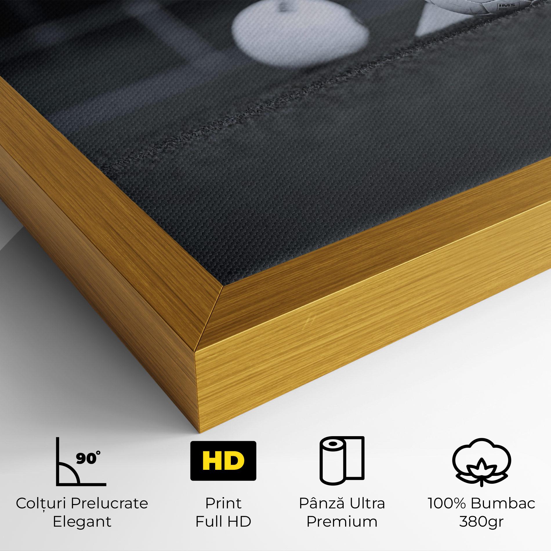 Tablou Canvas Golf Ball On Grey mockup 4