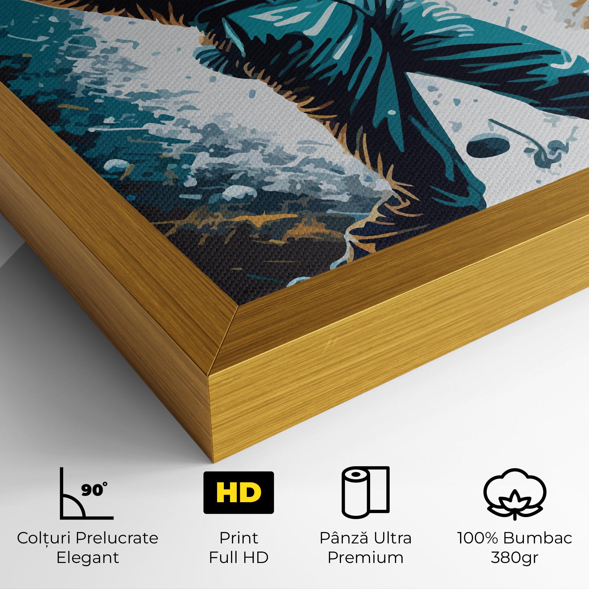 Tablou Canvas Golf On Grey mockup 4