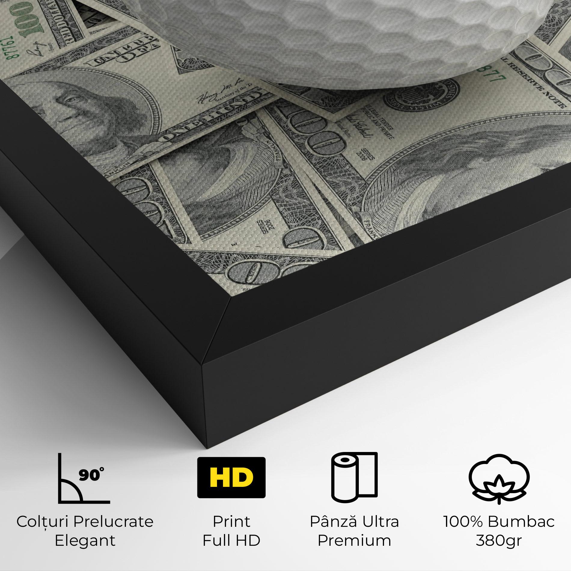 Tablou Canvas 3d Golf Ball mockup 4