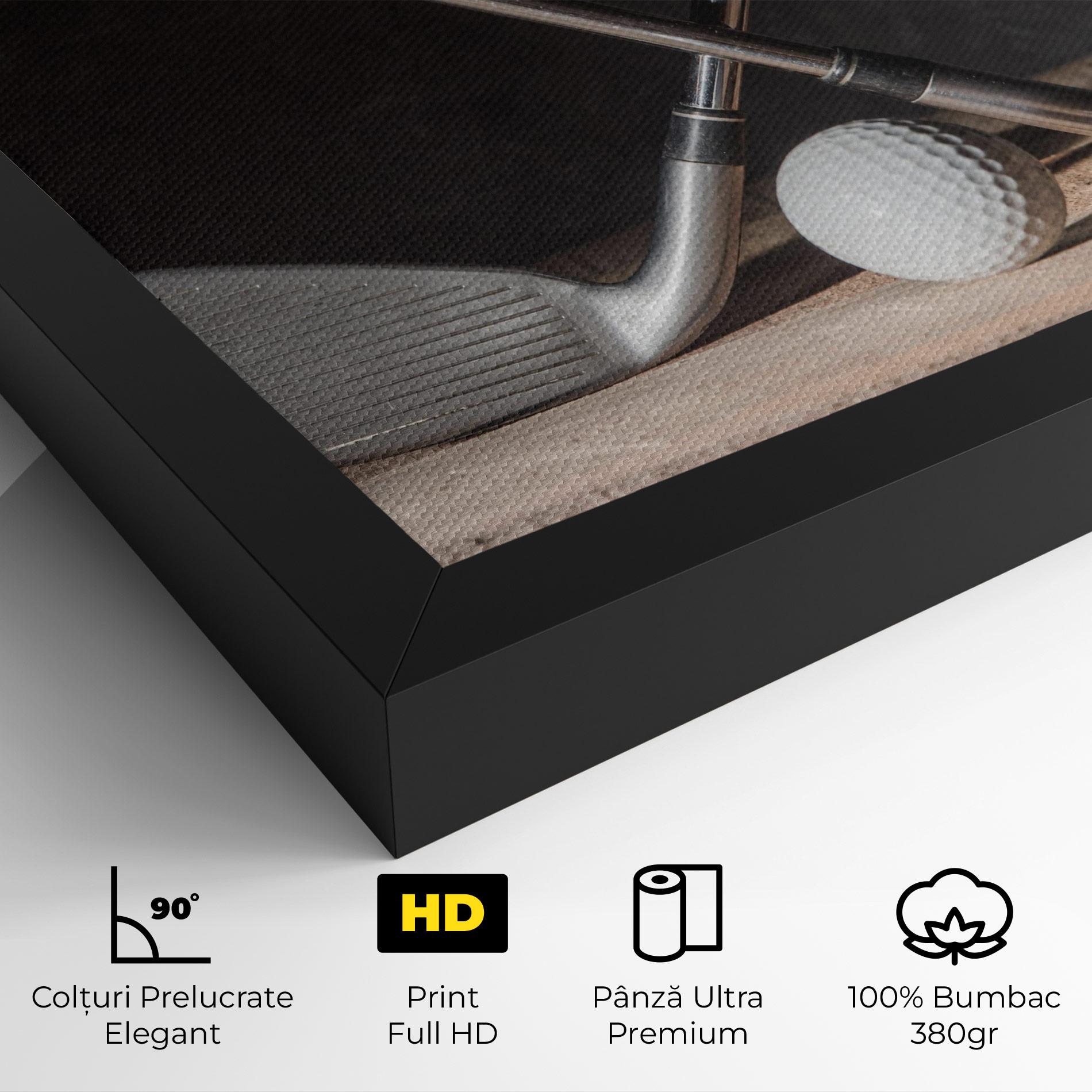 Tablou Canvas Golf Club Ball mockup 4