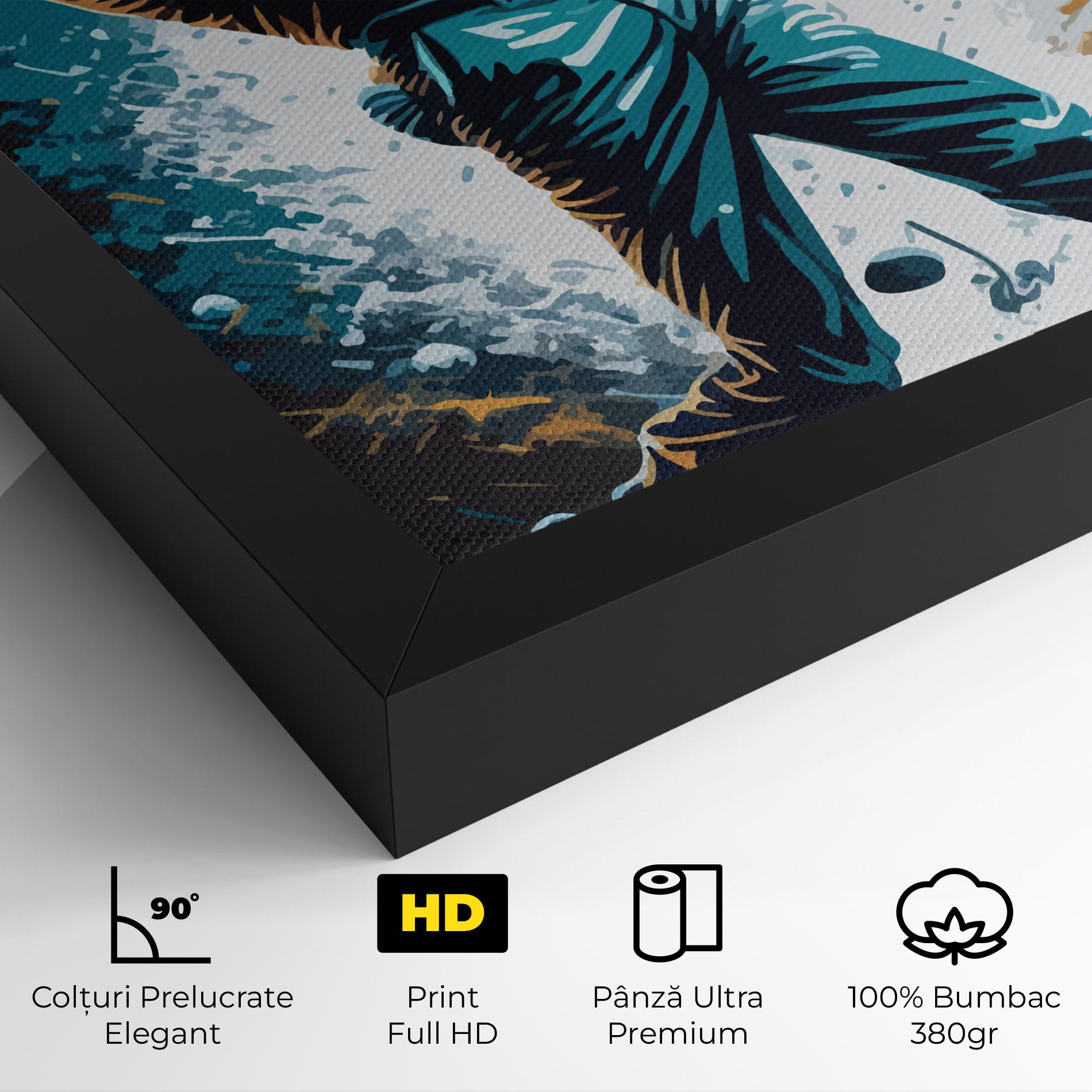 Tablou Canvas Golf On Grey mockup 4