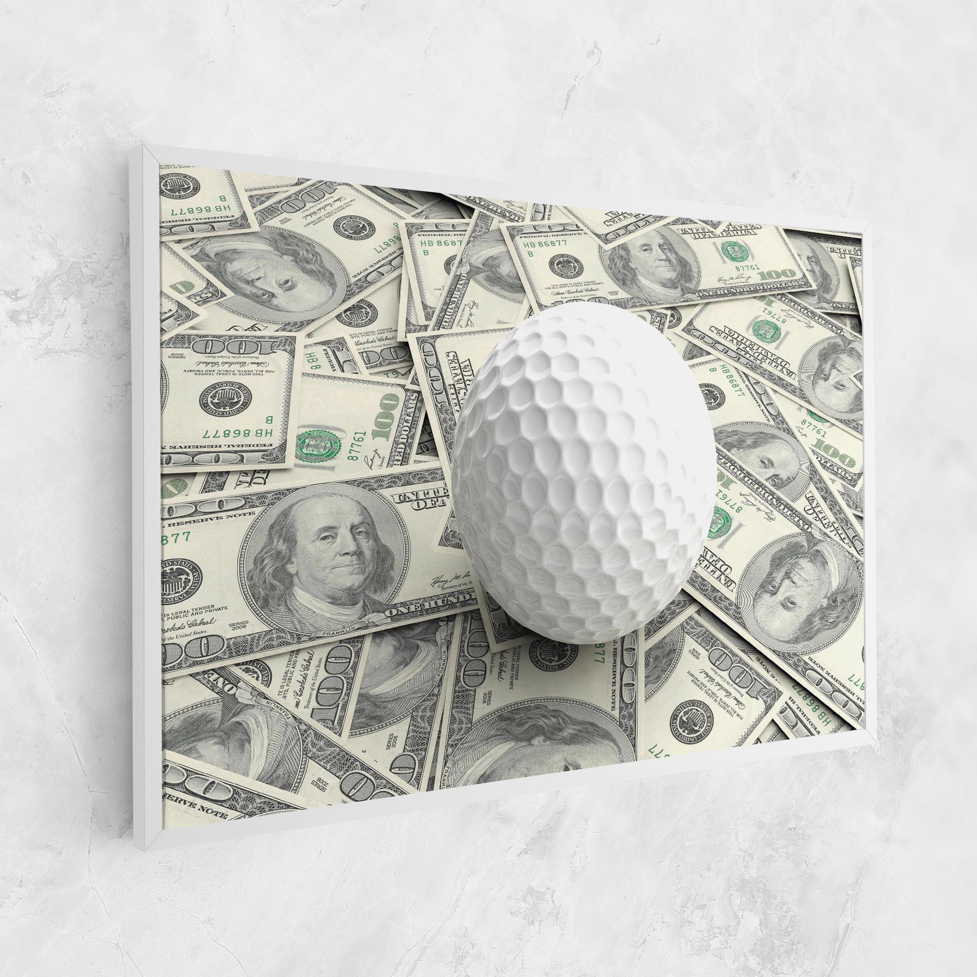 Tablou Canvas 3d Golf Ball mockup 1