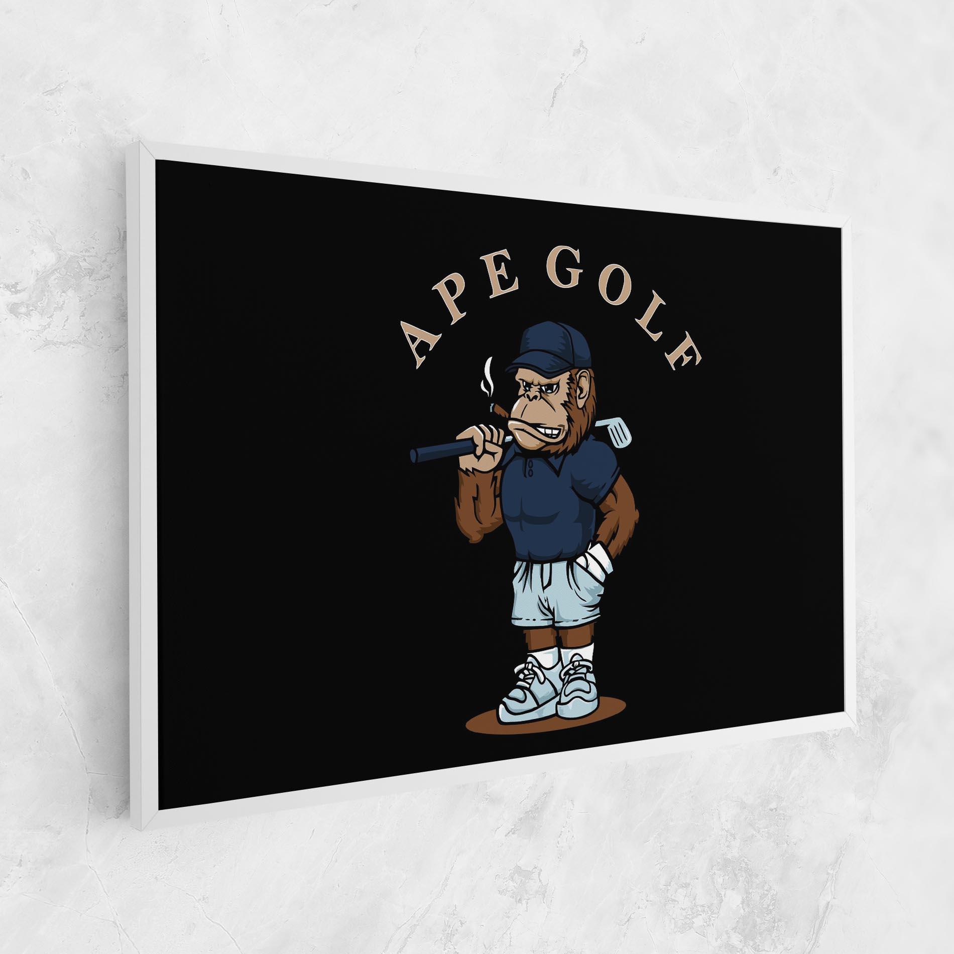 Tablou Canvas Ape Golf mockup 1