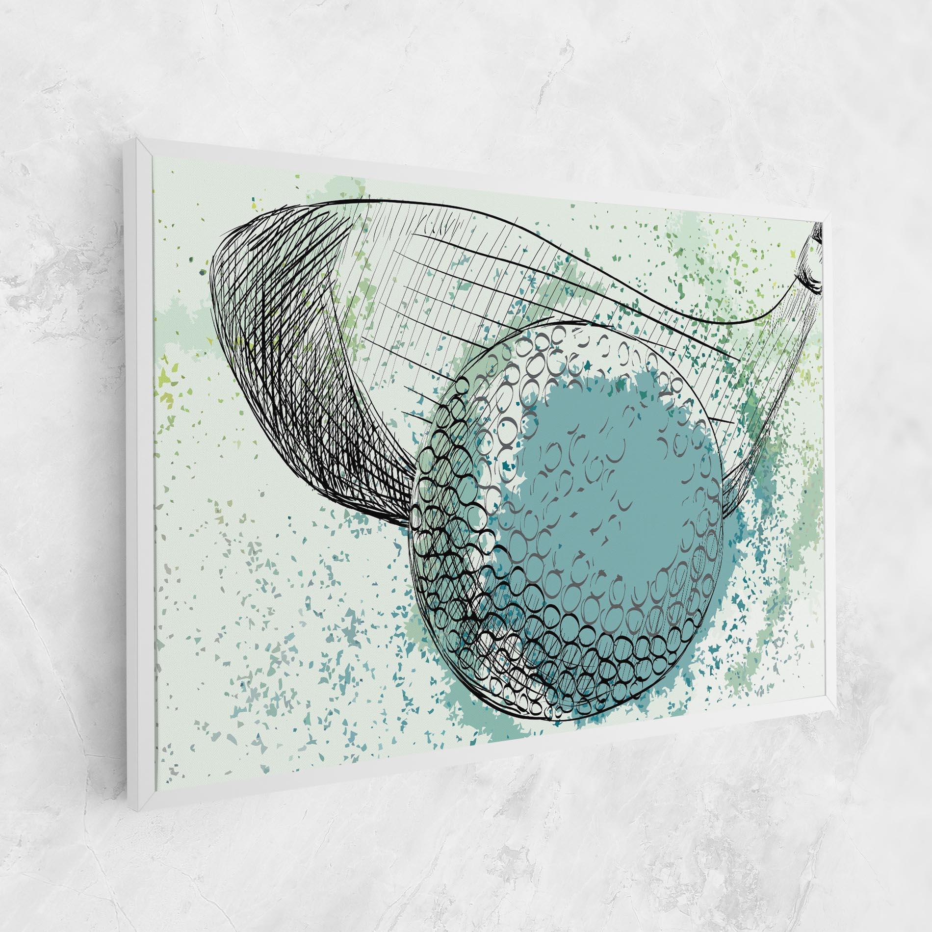 Tablou Canvas Blue Golf mockup 1