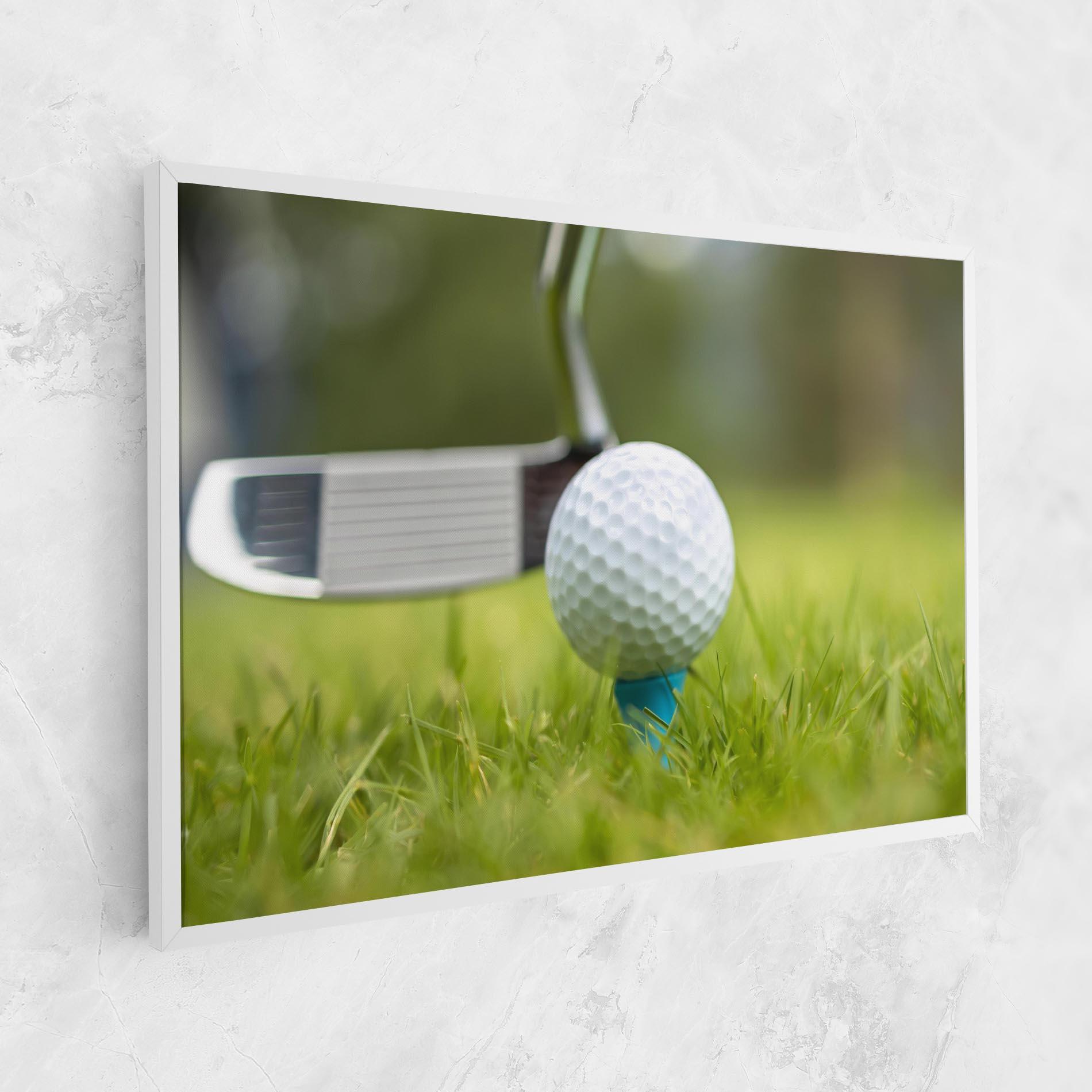Tablou Canvas Golf Ball Tee mockup 1