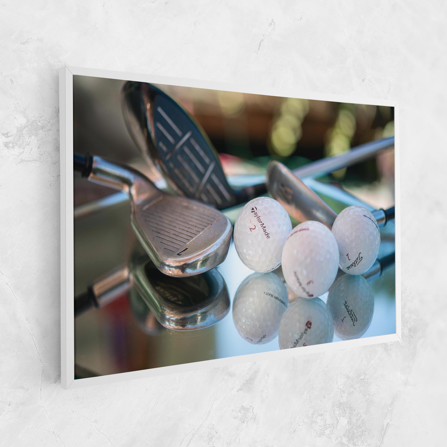Tablou Canvas Golf Balls Set mockup 1