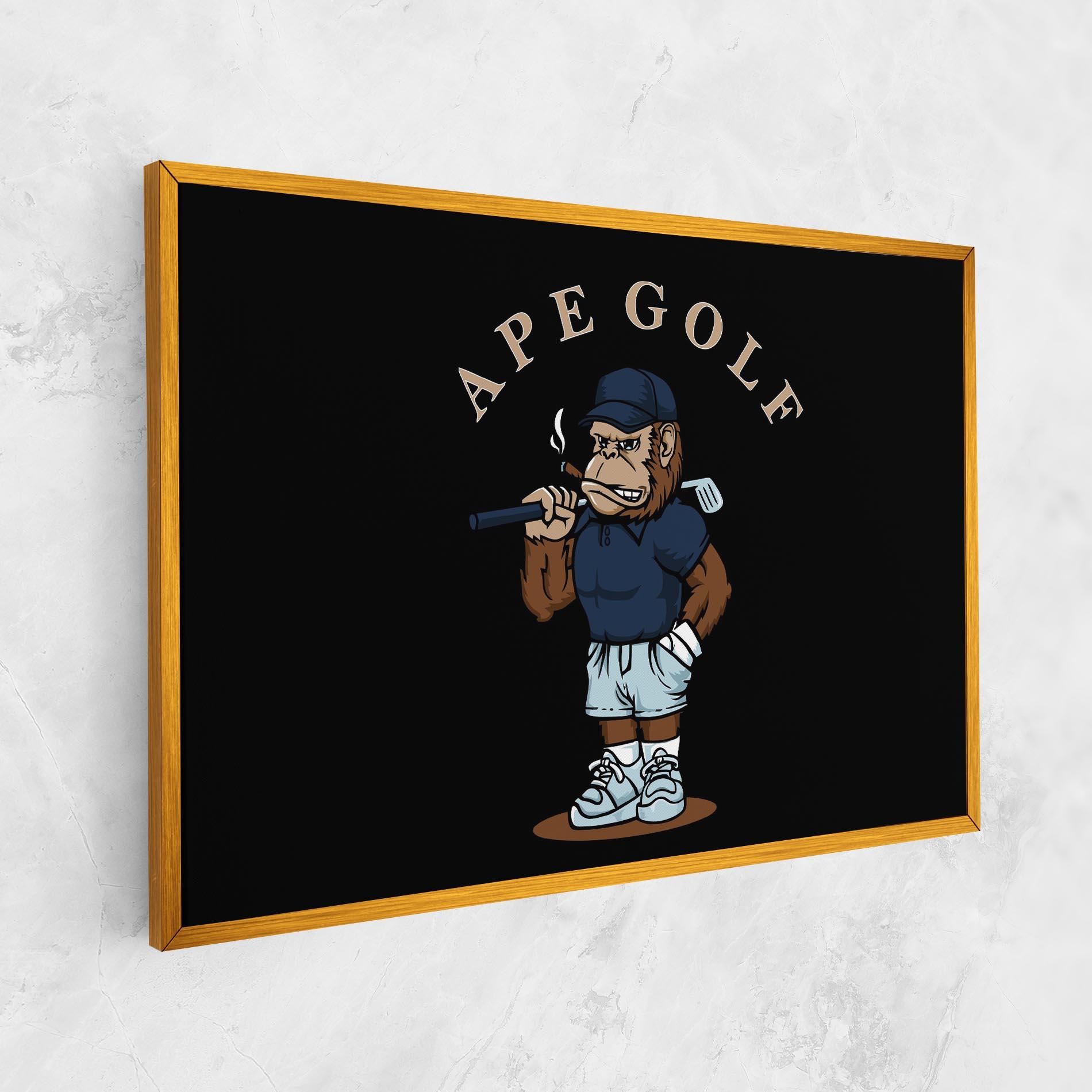 Tablou Canvas Ape Golf mockup 1
