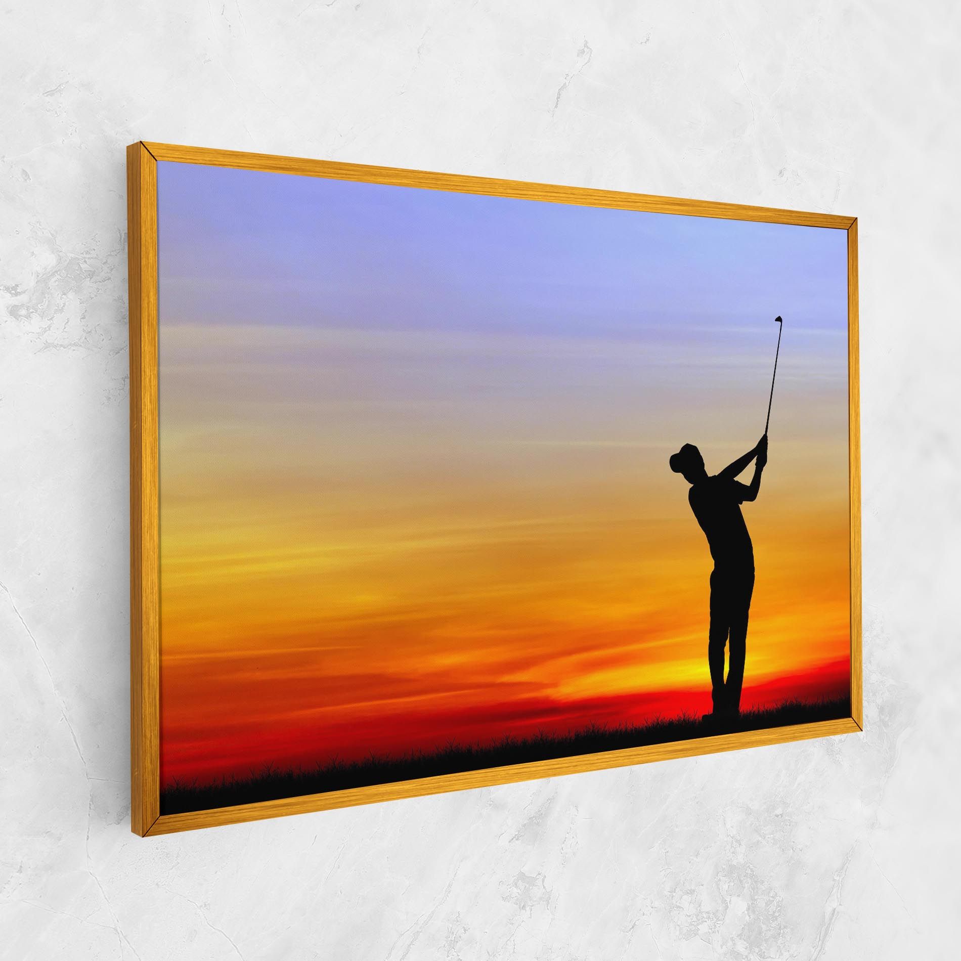Playing Golf Sunrise mockup 1