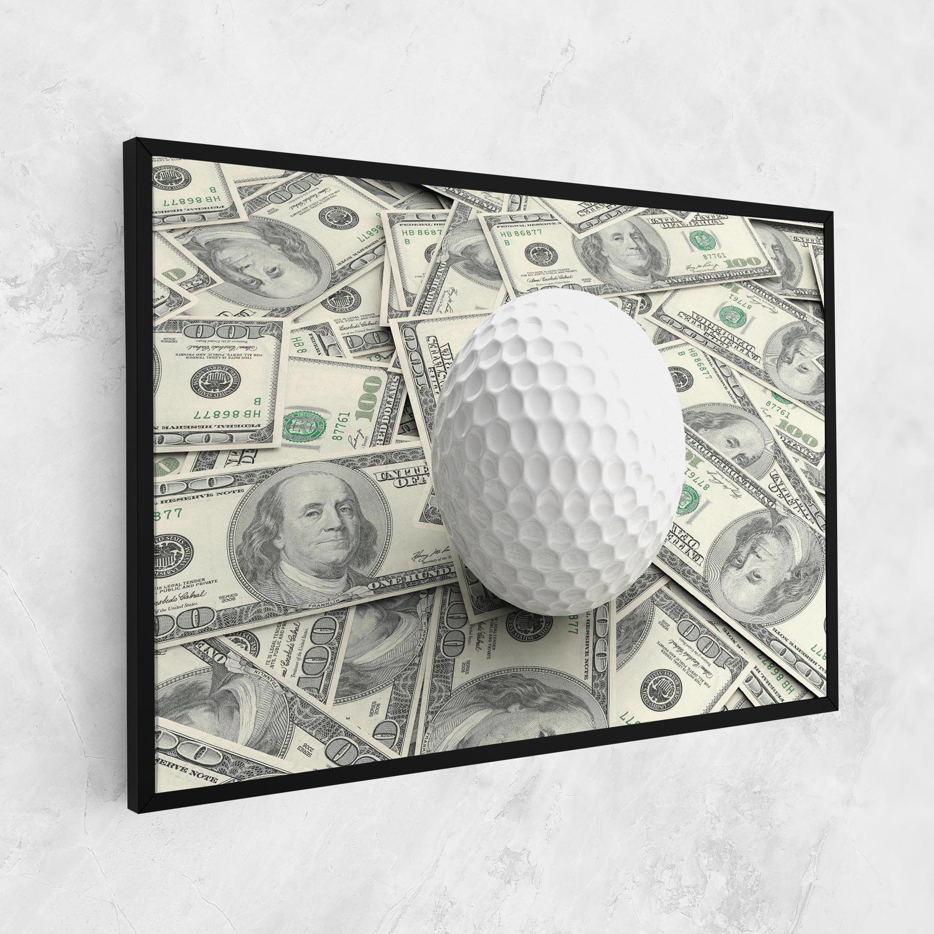 Tablou Canvas 3d Golf Ball mockup 1