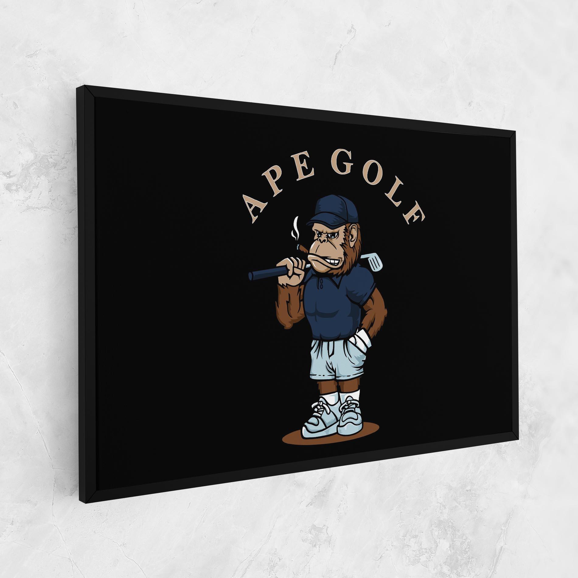 Tablou Canvas Ape Golf mockup 1