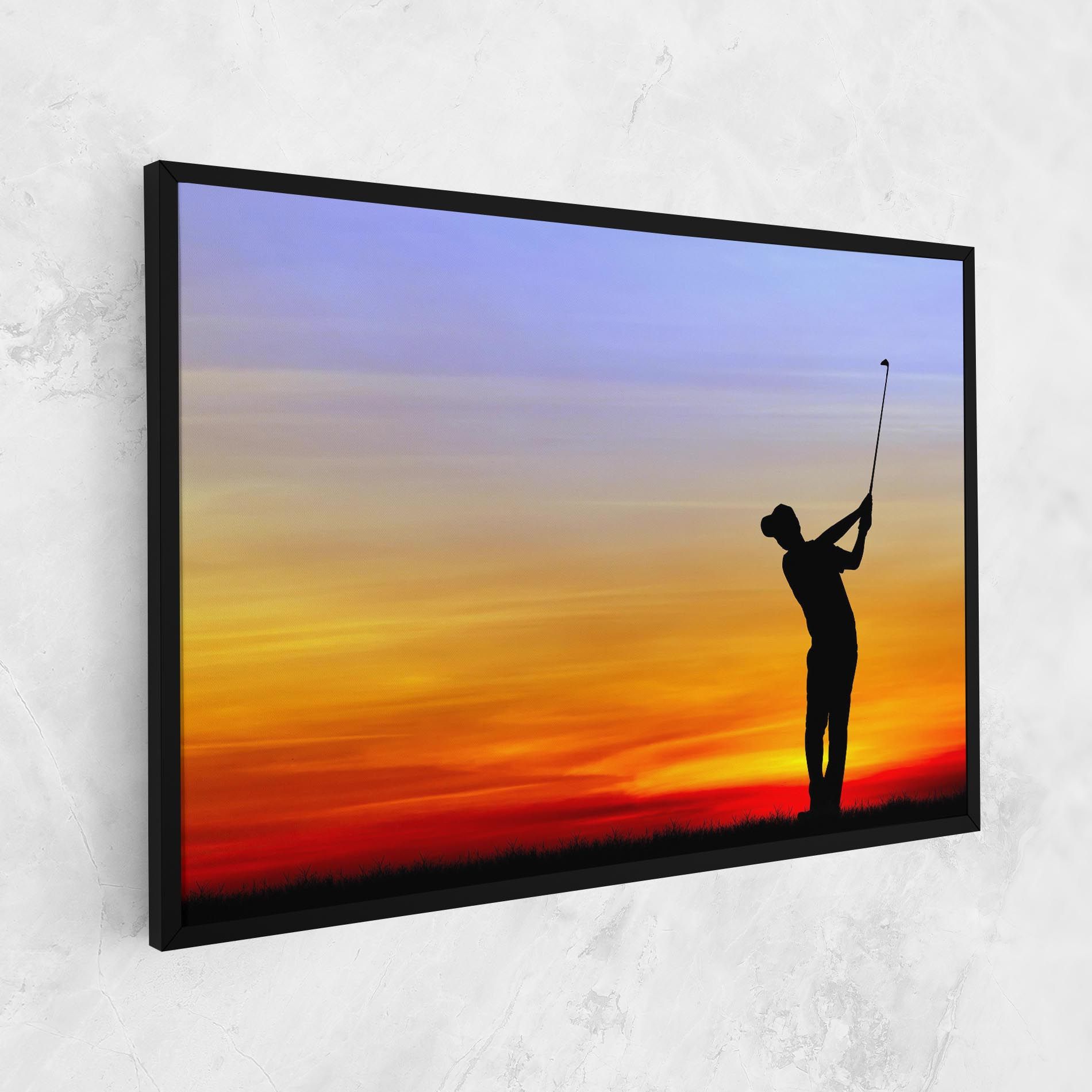 Playing Golf Sunrise mockup 1