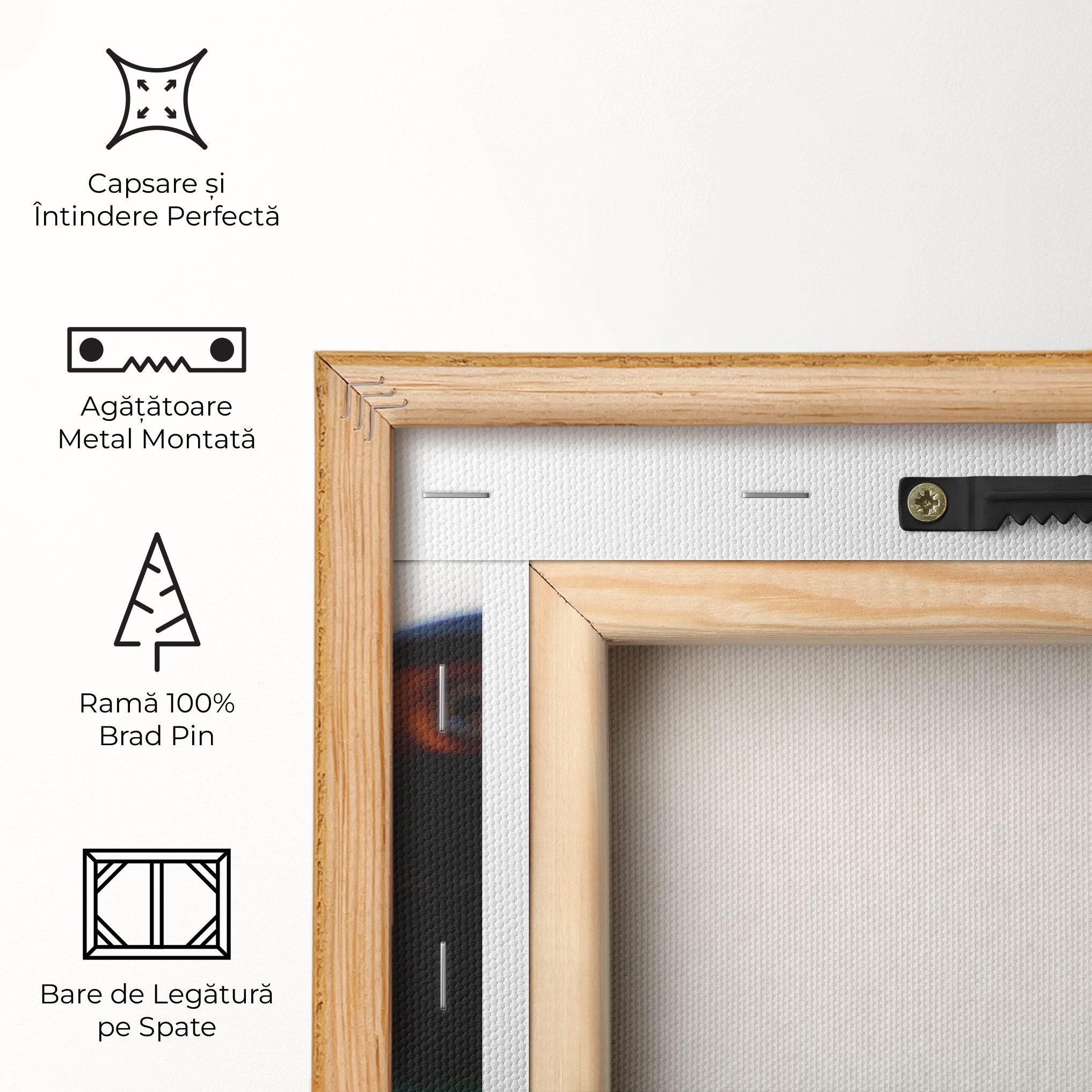 Tablou Canvas Green Grass Golf Ball mockup 5