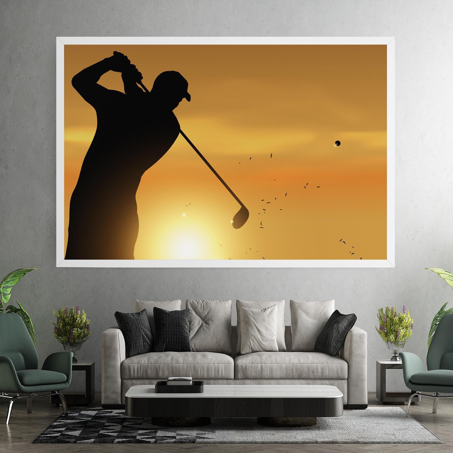 Tablou Canvas Gold Sunrise mockup 7