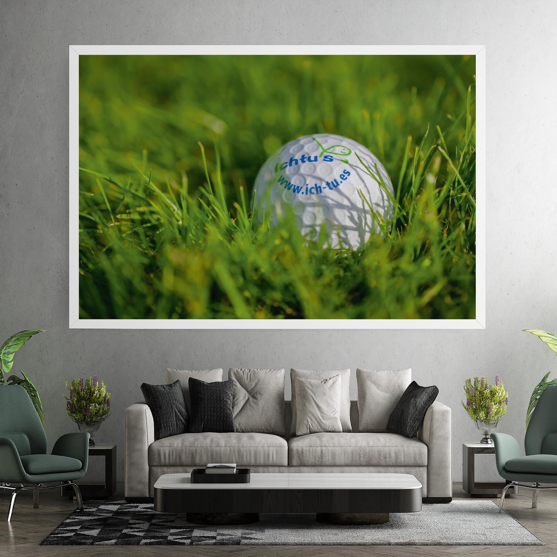 Tablou Canvas Golf Ball In Grass mockup 7