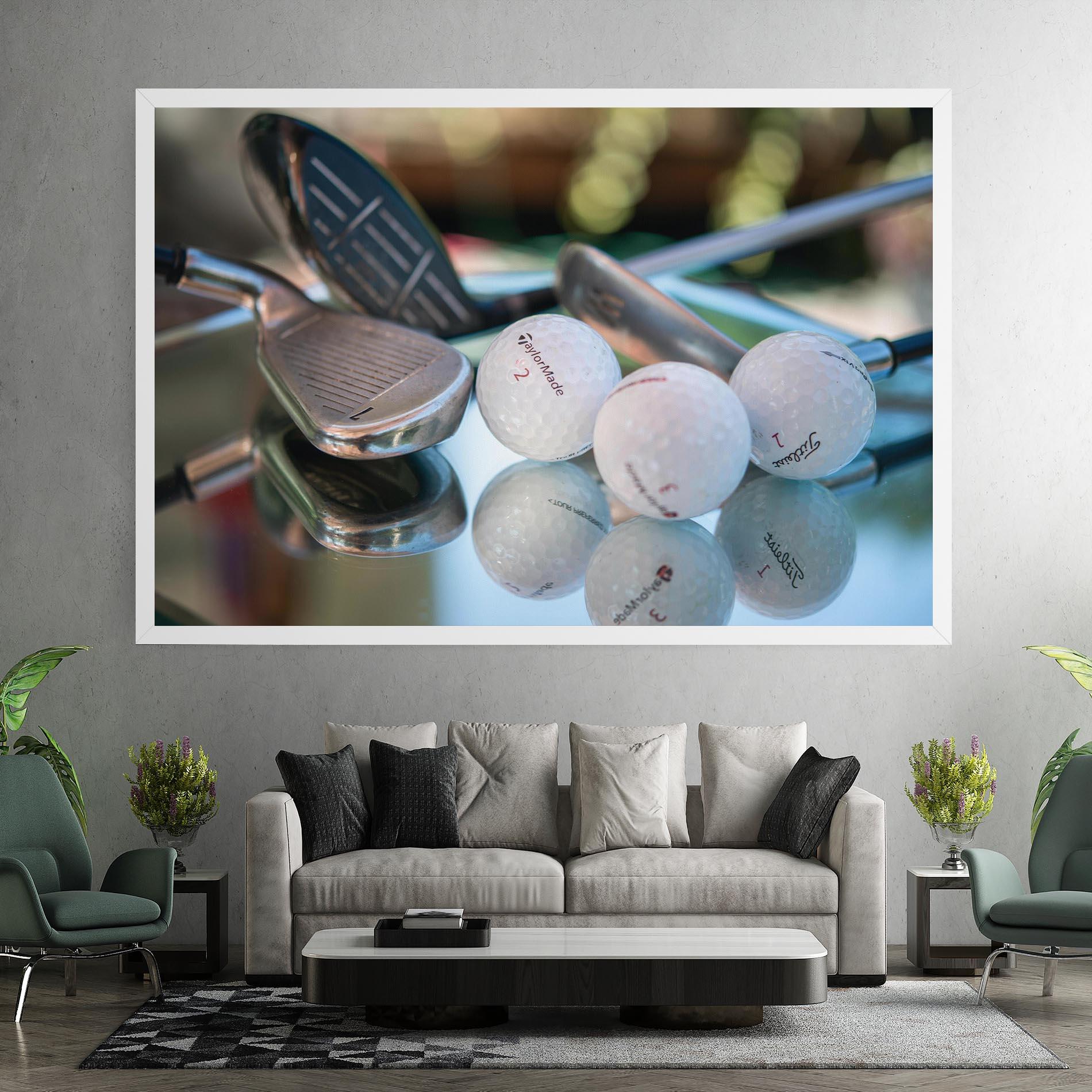 Tablou Canvas Golf Balls Set mockup 7